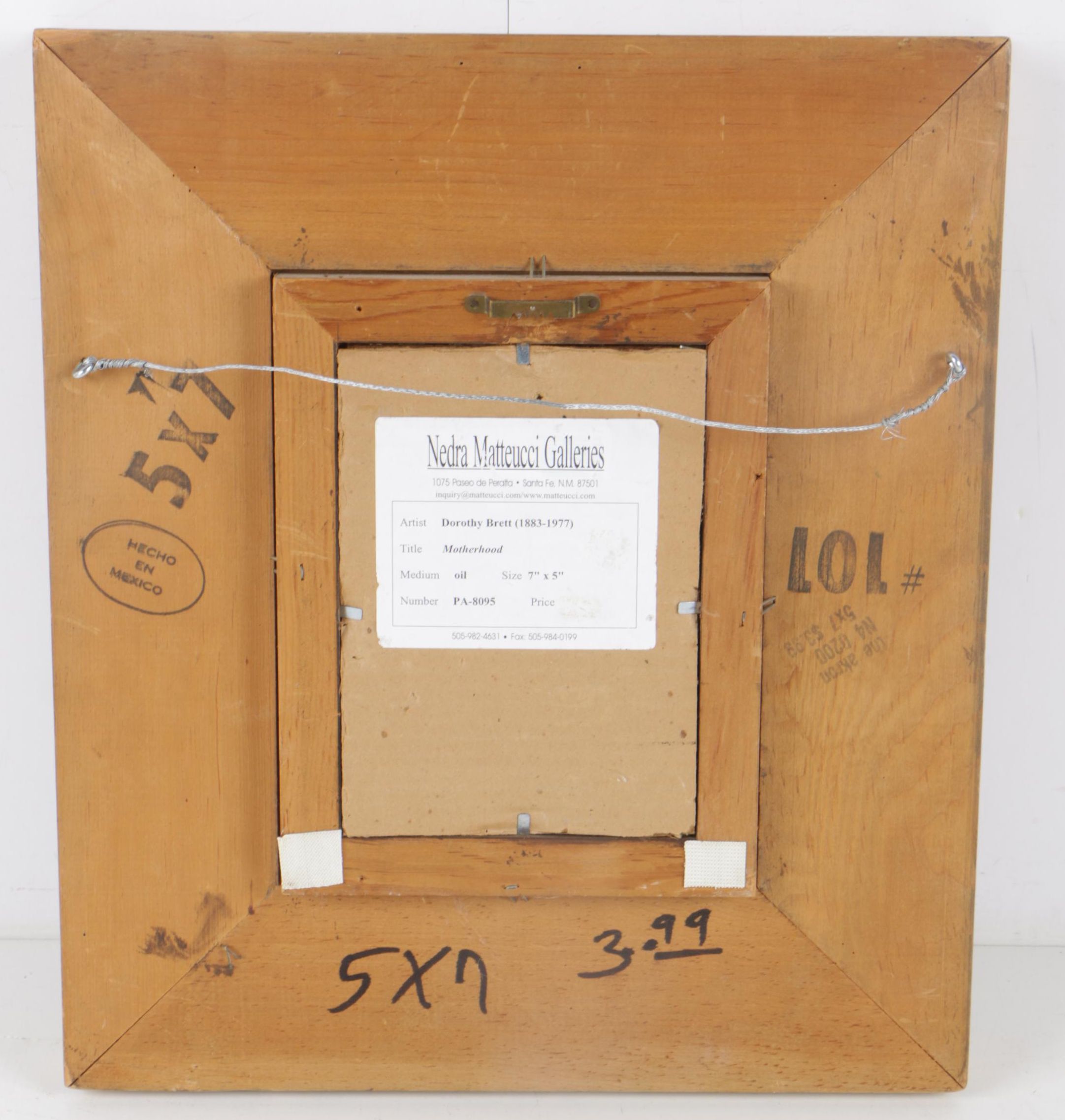 Dorothy Brett Oil Painting "Motherhood"