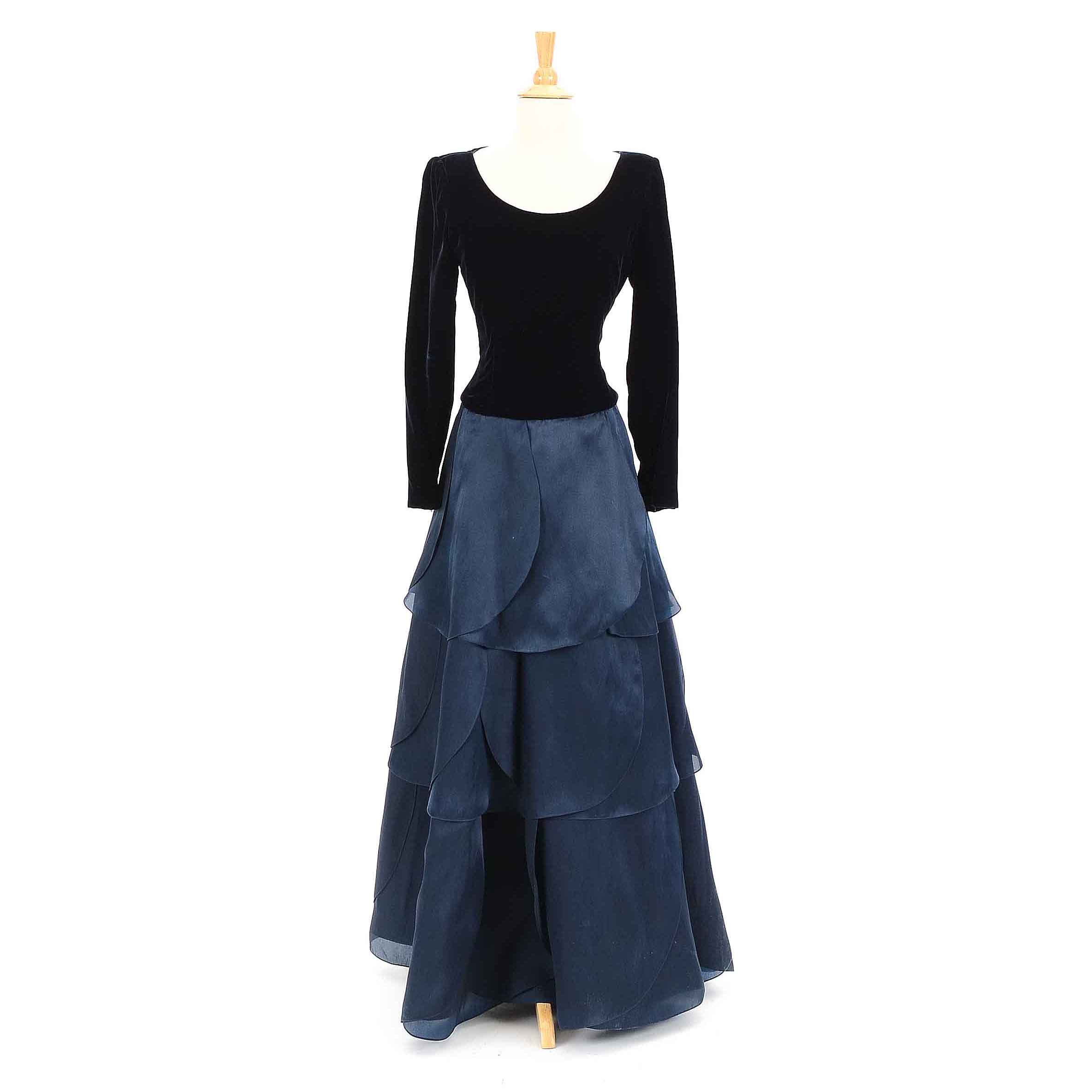 Vintage Carolina Herrera Evening Dress