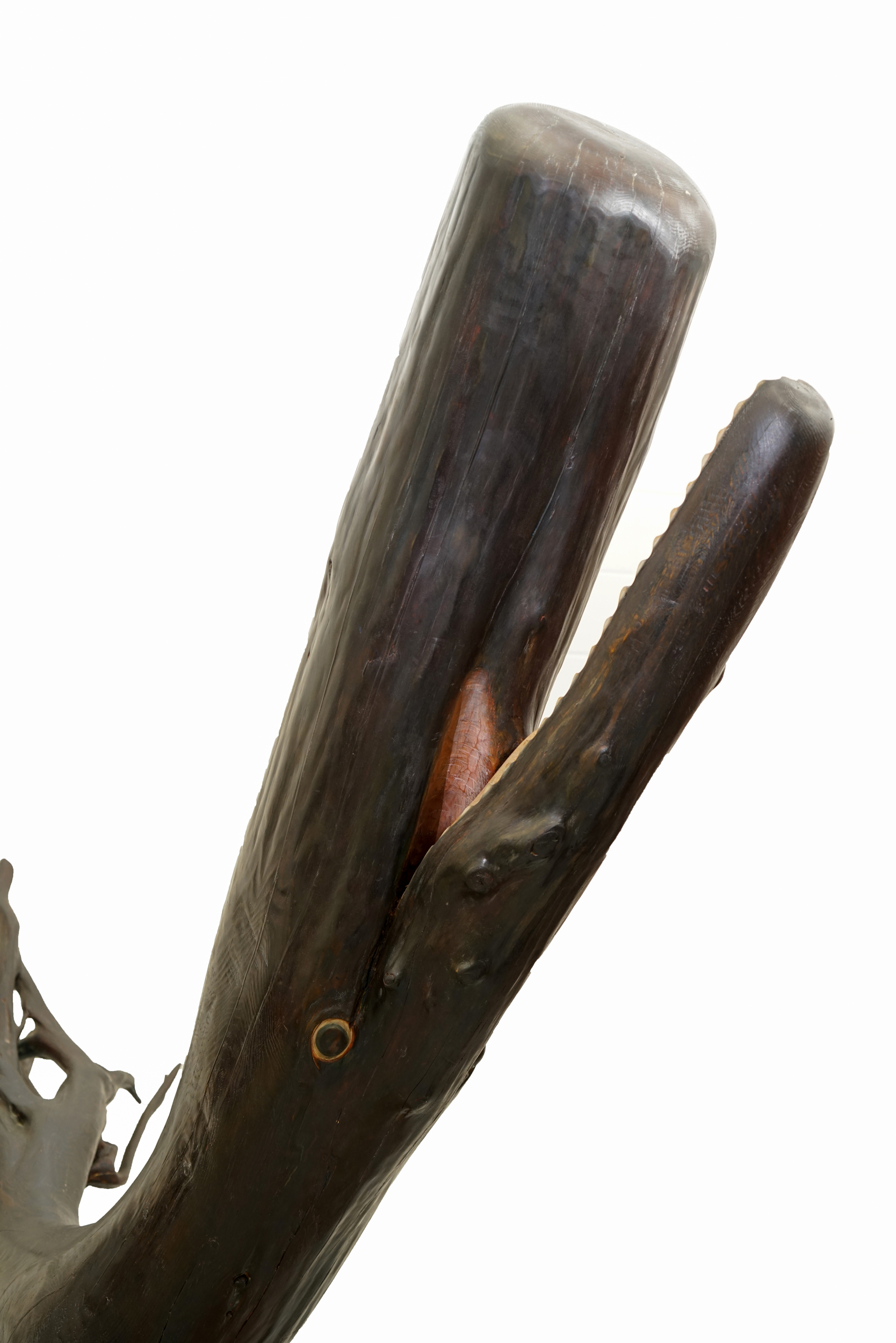 Impressive Carved Hemlock Whale Sculpture by Joseph Wheelwright