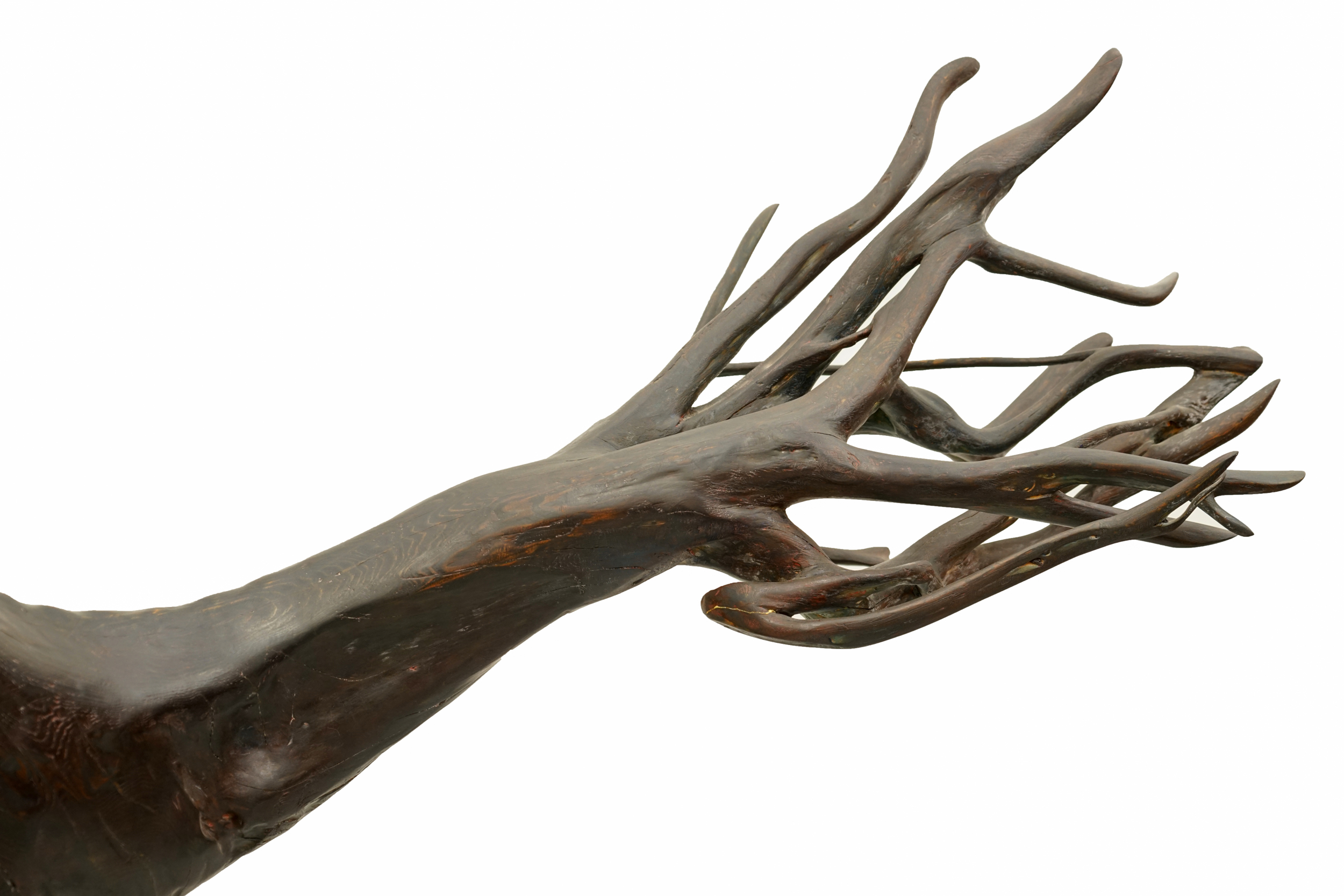 Impressive Carved Hemlock Whale Sculpture by Joseph Wheelwright