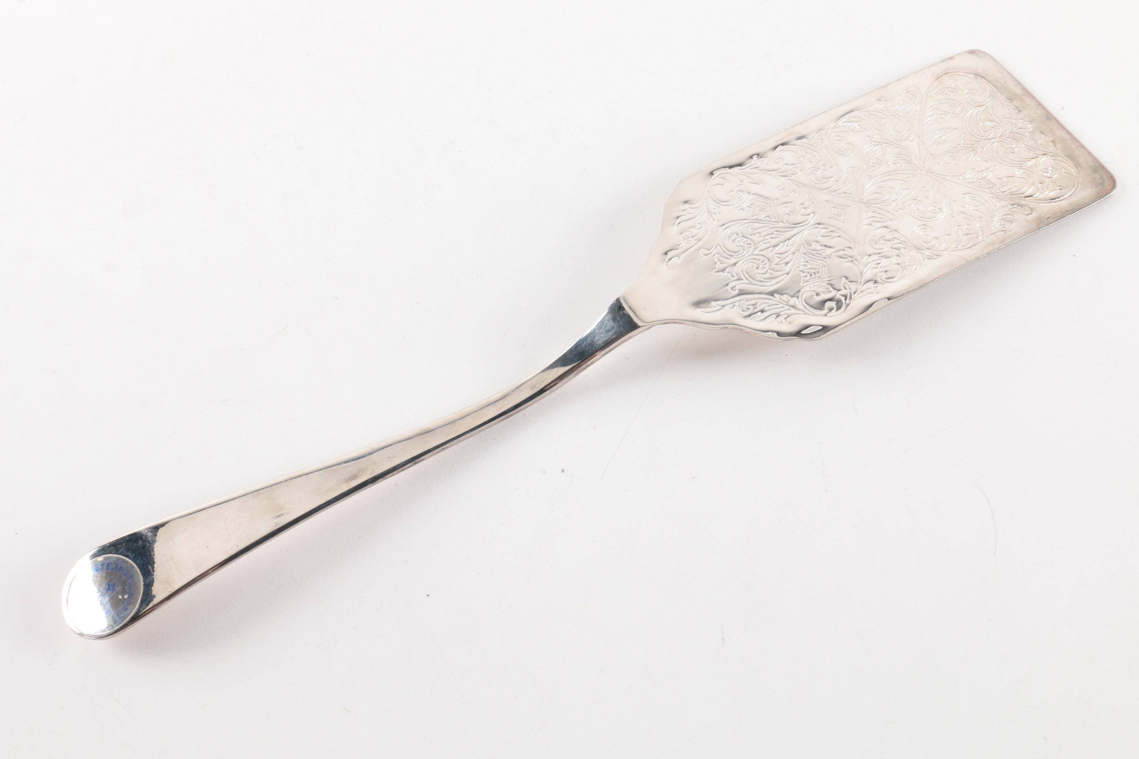 1993 C J Vander Ltd. Sterling Silver Coaster and Other Silver Plate Serveware