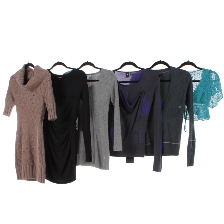 Women's Knit Tops and Dresses Including Express