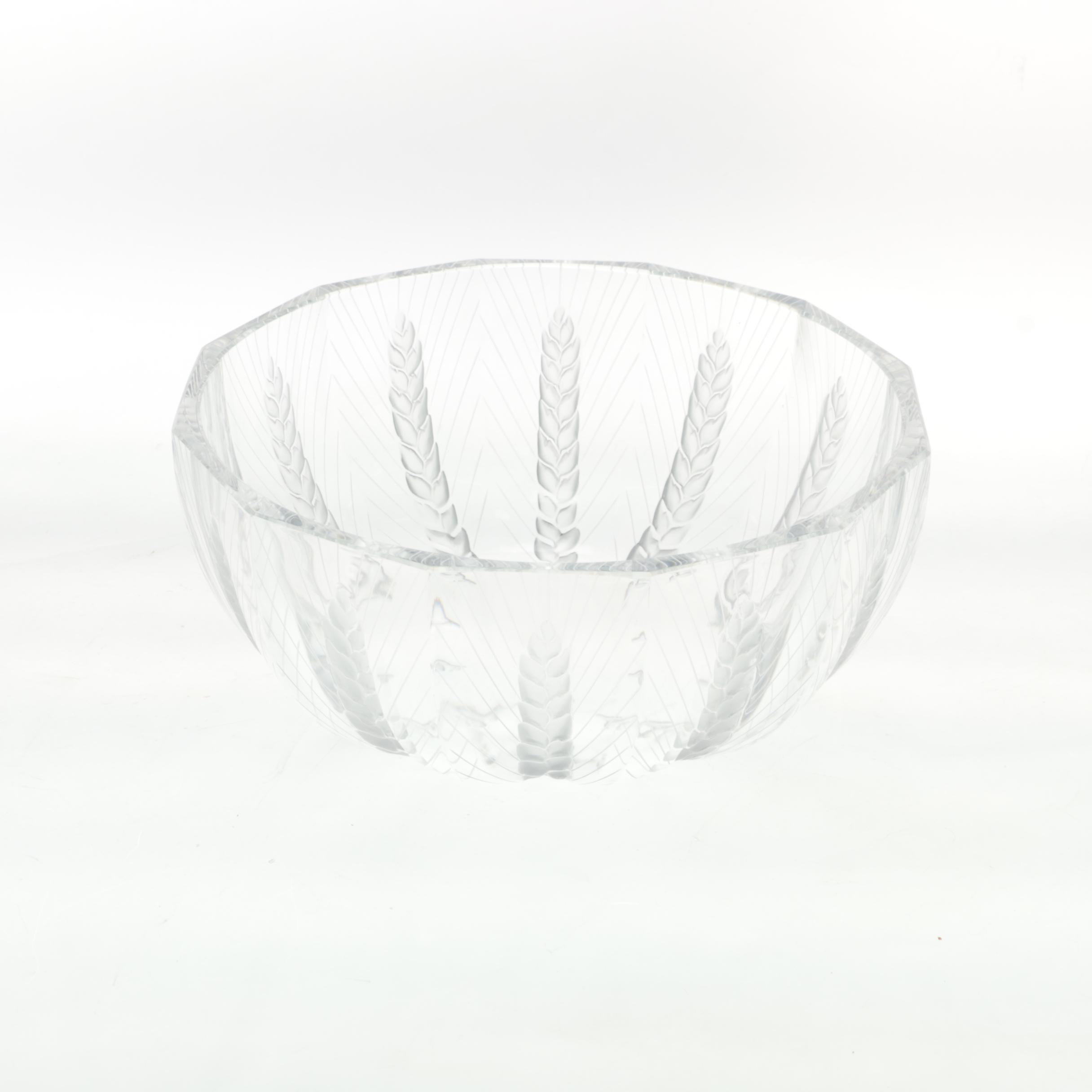 Lalique "Ceres" Crystal Bowl