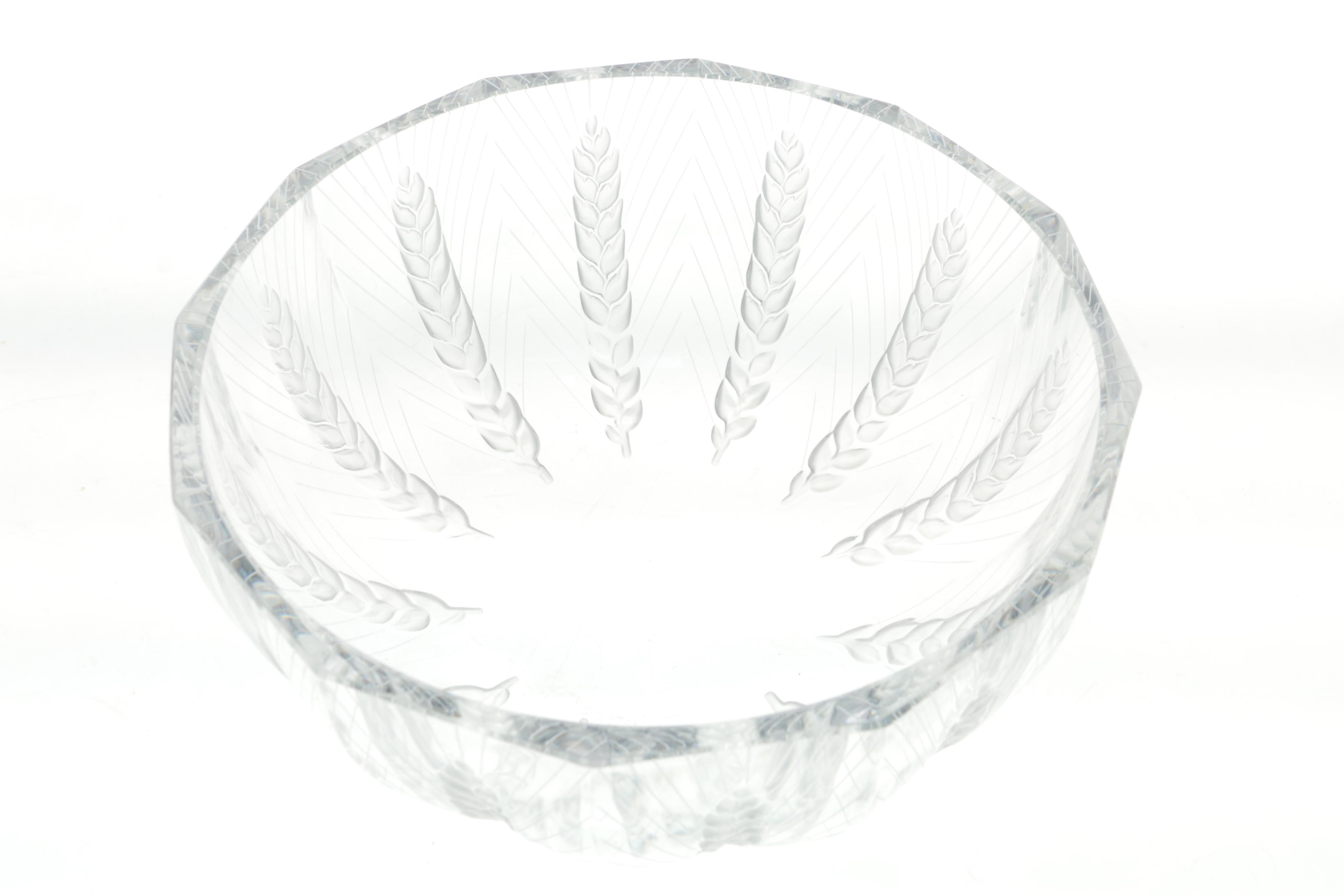 Lalique "Ceres" Crystal Bowl