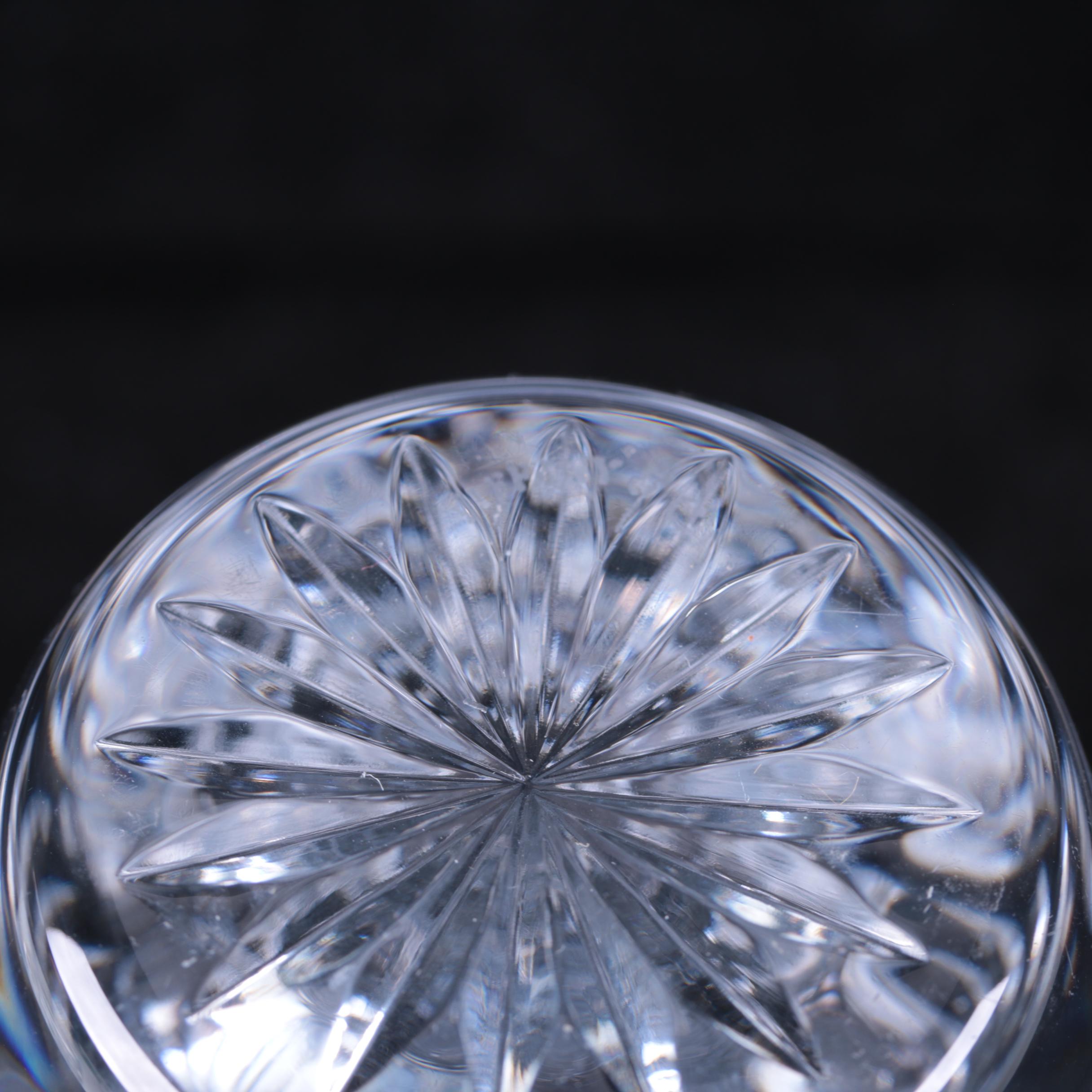 Tiffany & Co. Crystal Vase and Waterford Crystal Ash Receiver