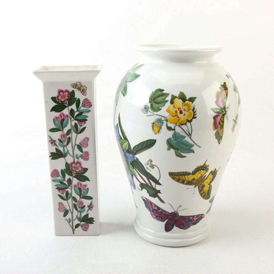 Portmeirion Vases Including 1972 "Botanic Garden"