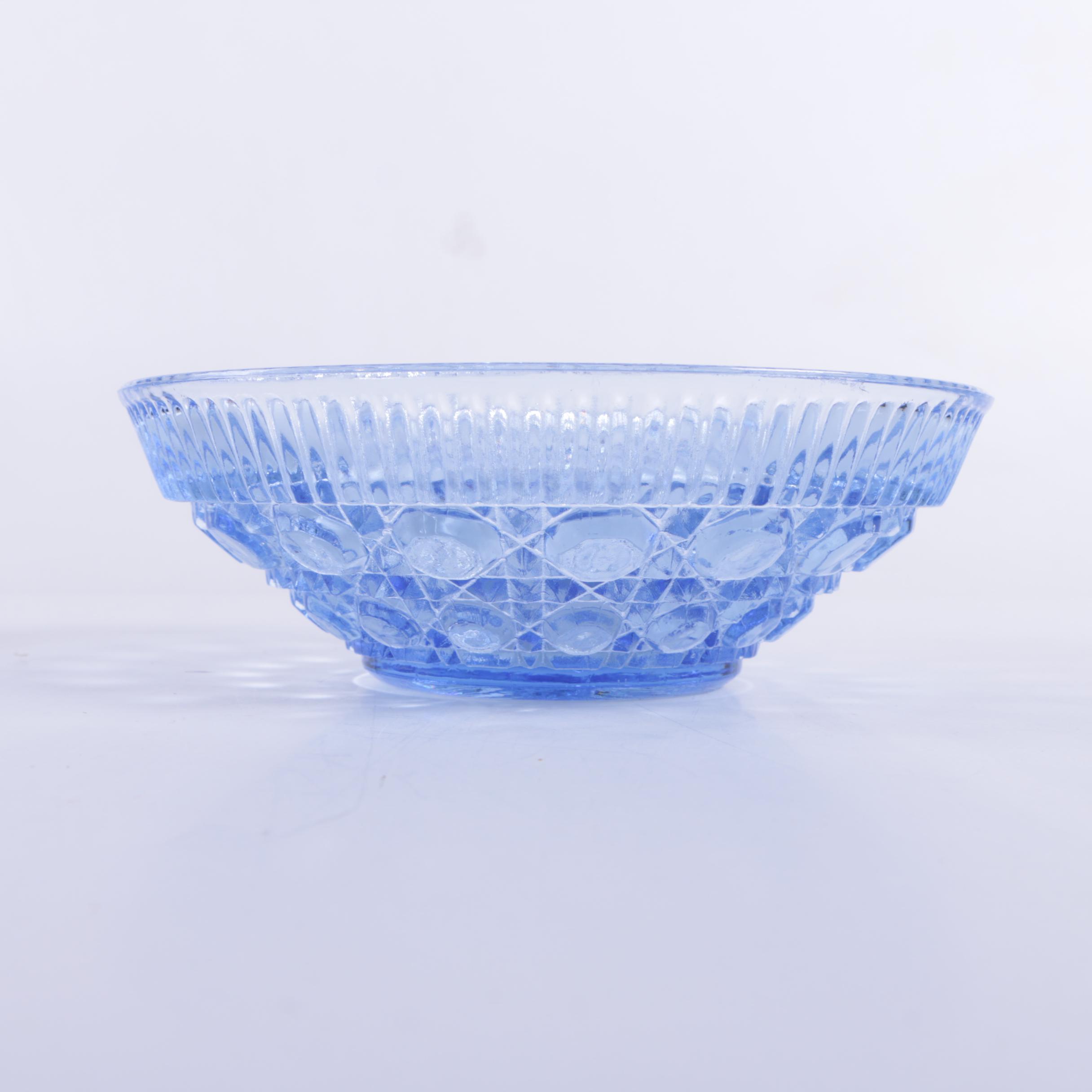 Smith Glass "Moon and Stars Amberina" Lidded Candy Dish and More