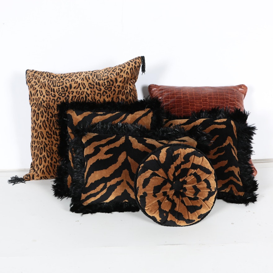 Animal Print Accent Pillows