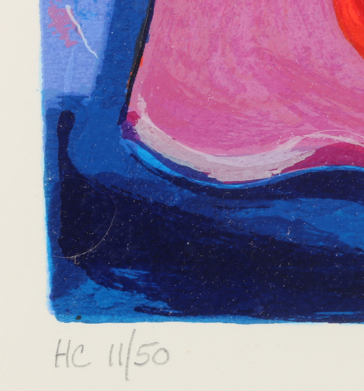 Jean Claude Picot Serigraph "Violon au Vase Japonaise"