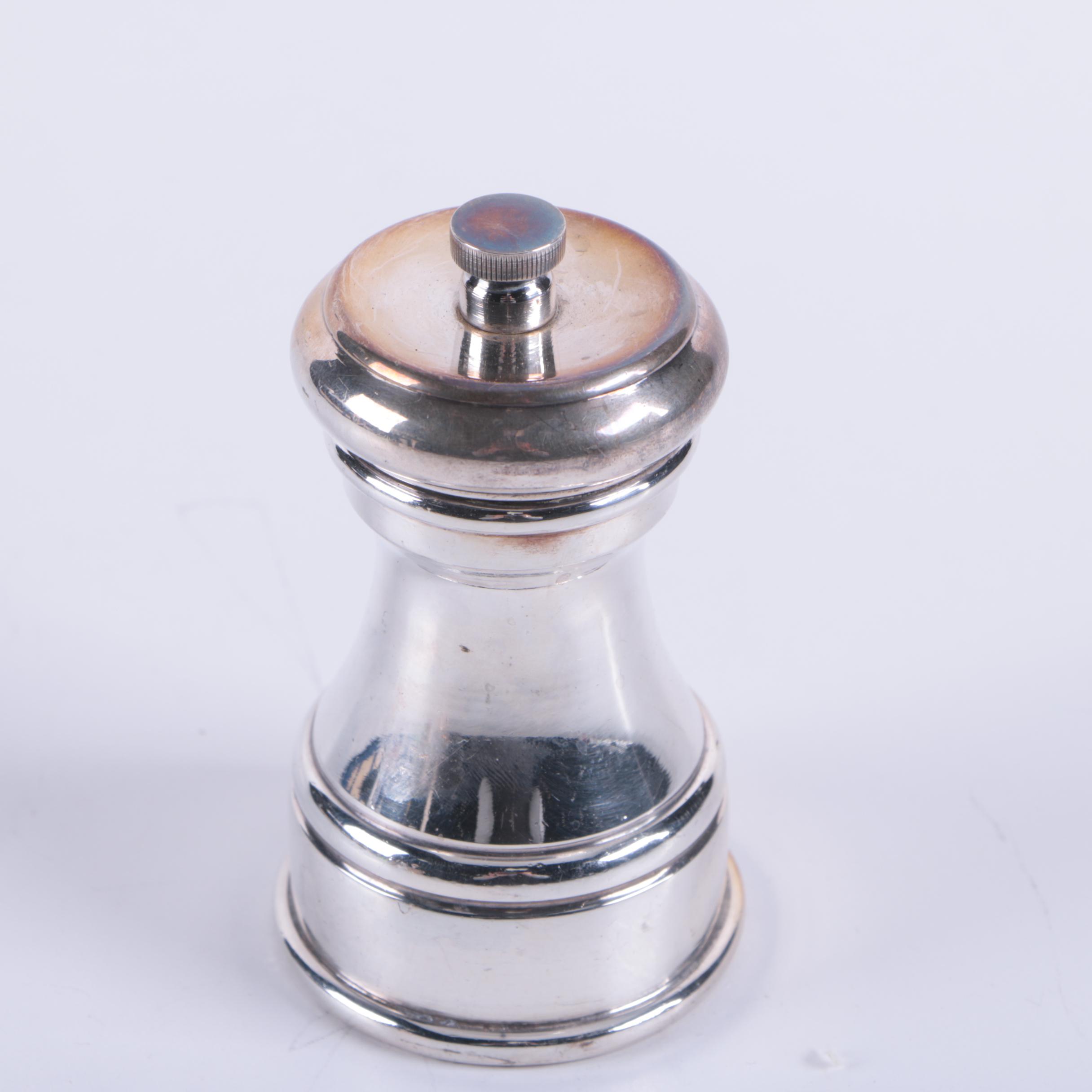 Crescent Silverware Mfg. Co. Silver Plate Trumpet Vase and Other Tableware