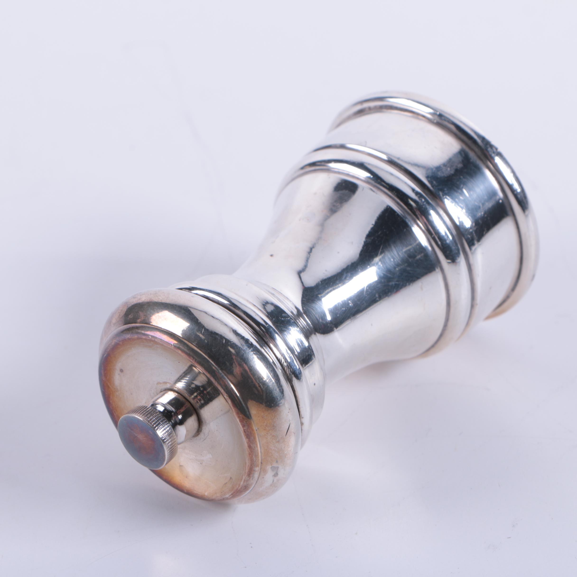 Crescent Silverware Mfg. Co. Silver Plate Trumpet Vase and Other Tableware