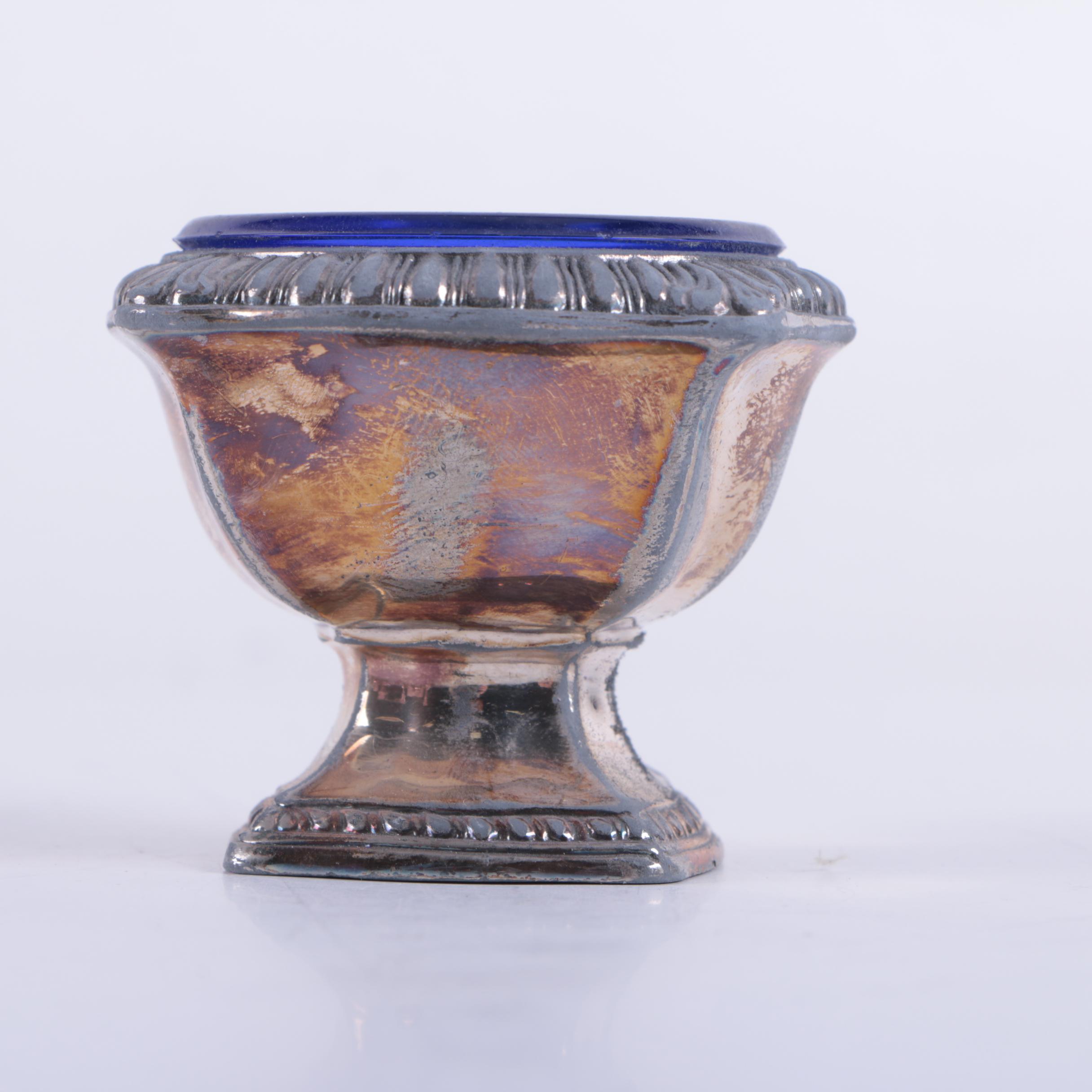 Crescent Silverware Mfg. Co. Silver Plate Trumpet Vase and Other Tableware