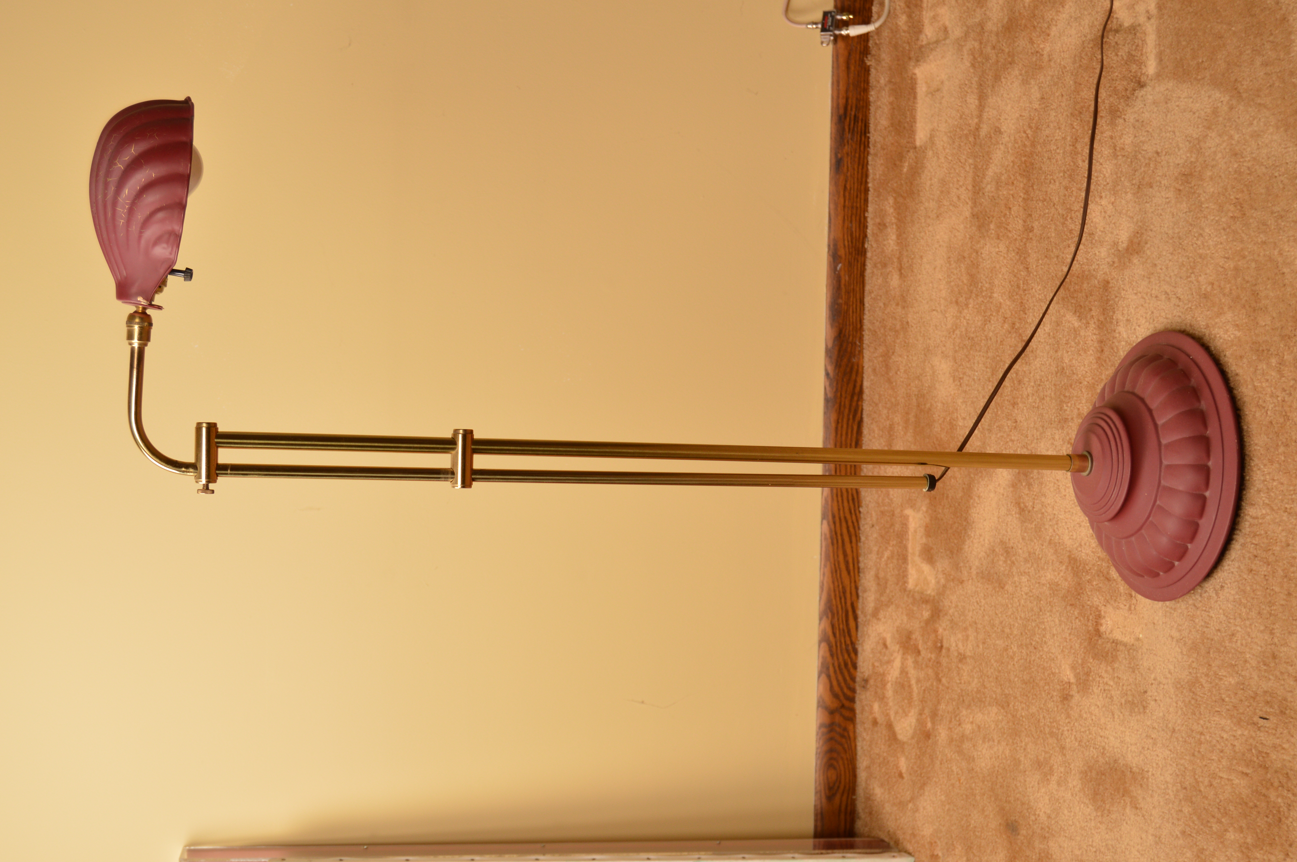 Vintage Clam Shell Floor Lamps