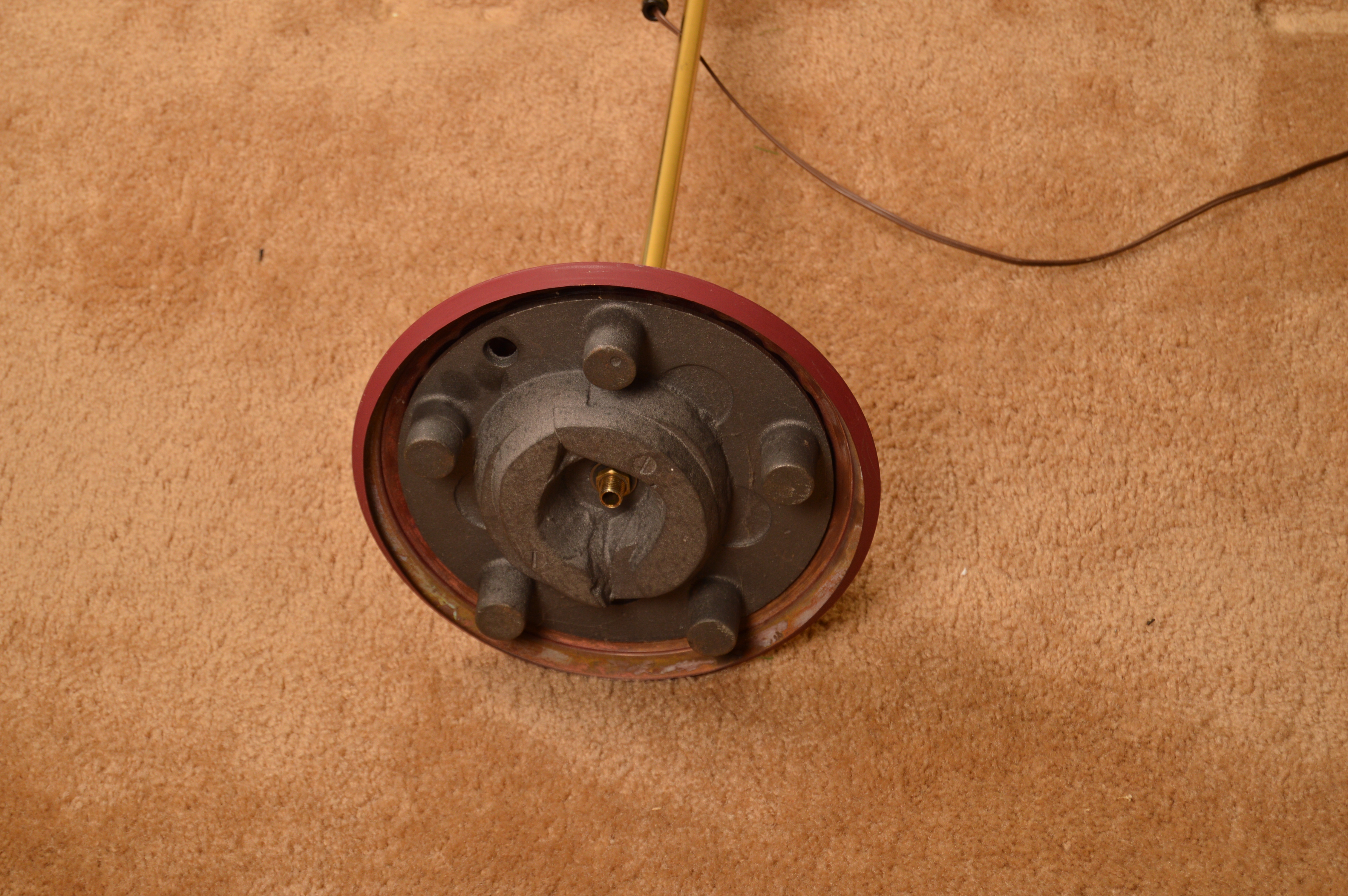 Vintage Clam Shell Floor Lamps