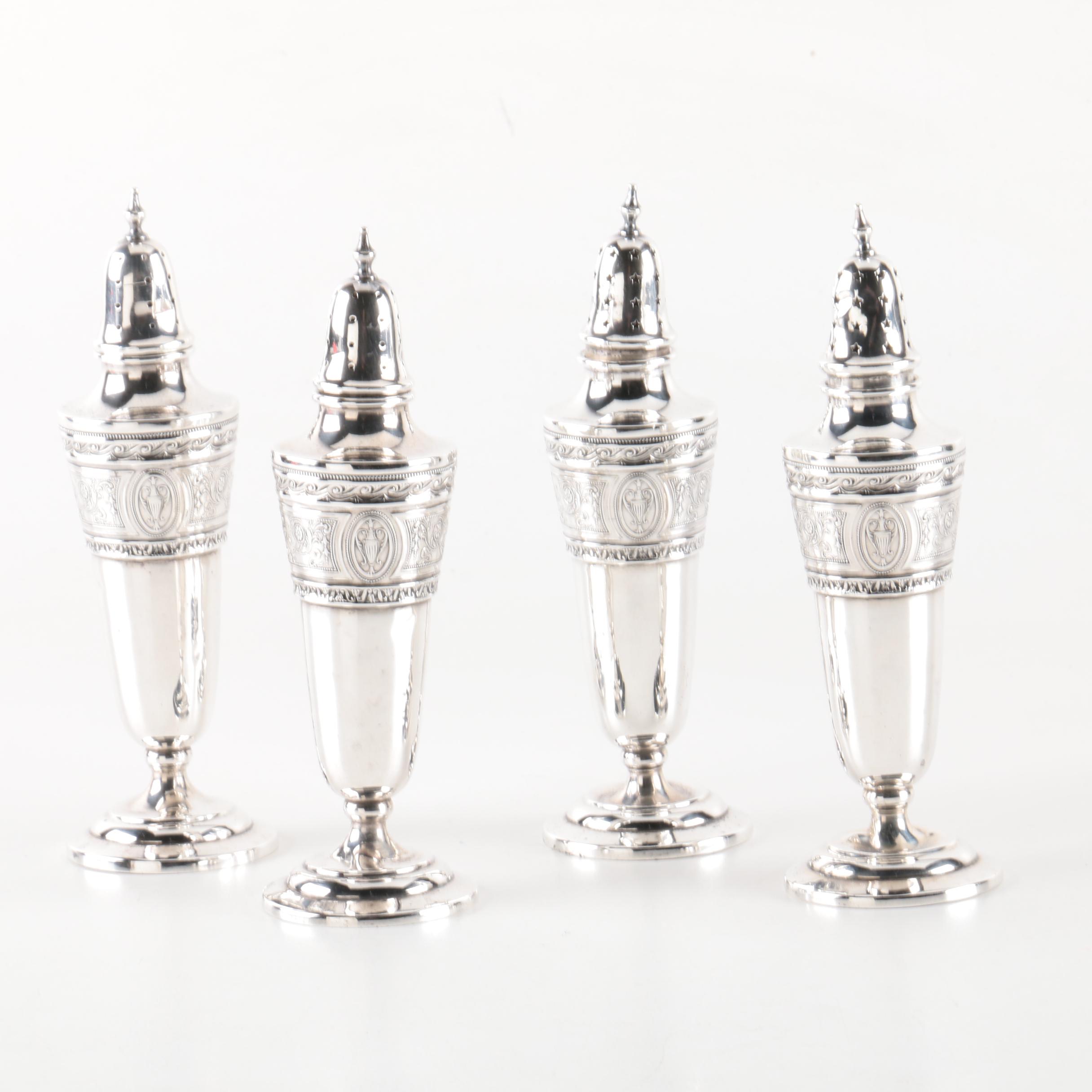 Wedgwood Sterling Silver Salt and Pepper Shakers