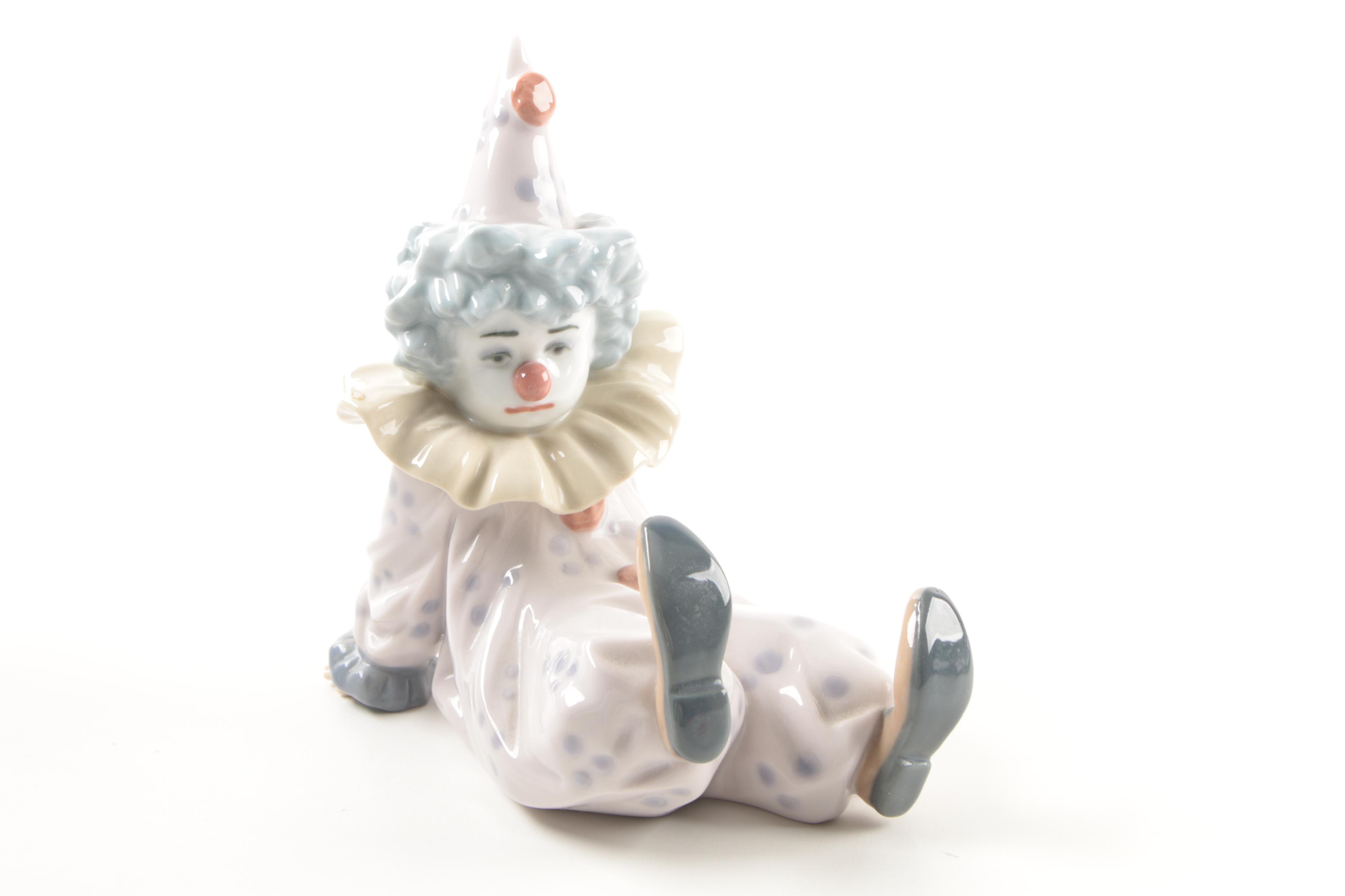 Lladro Clown Figurines