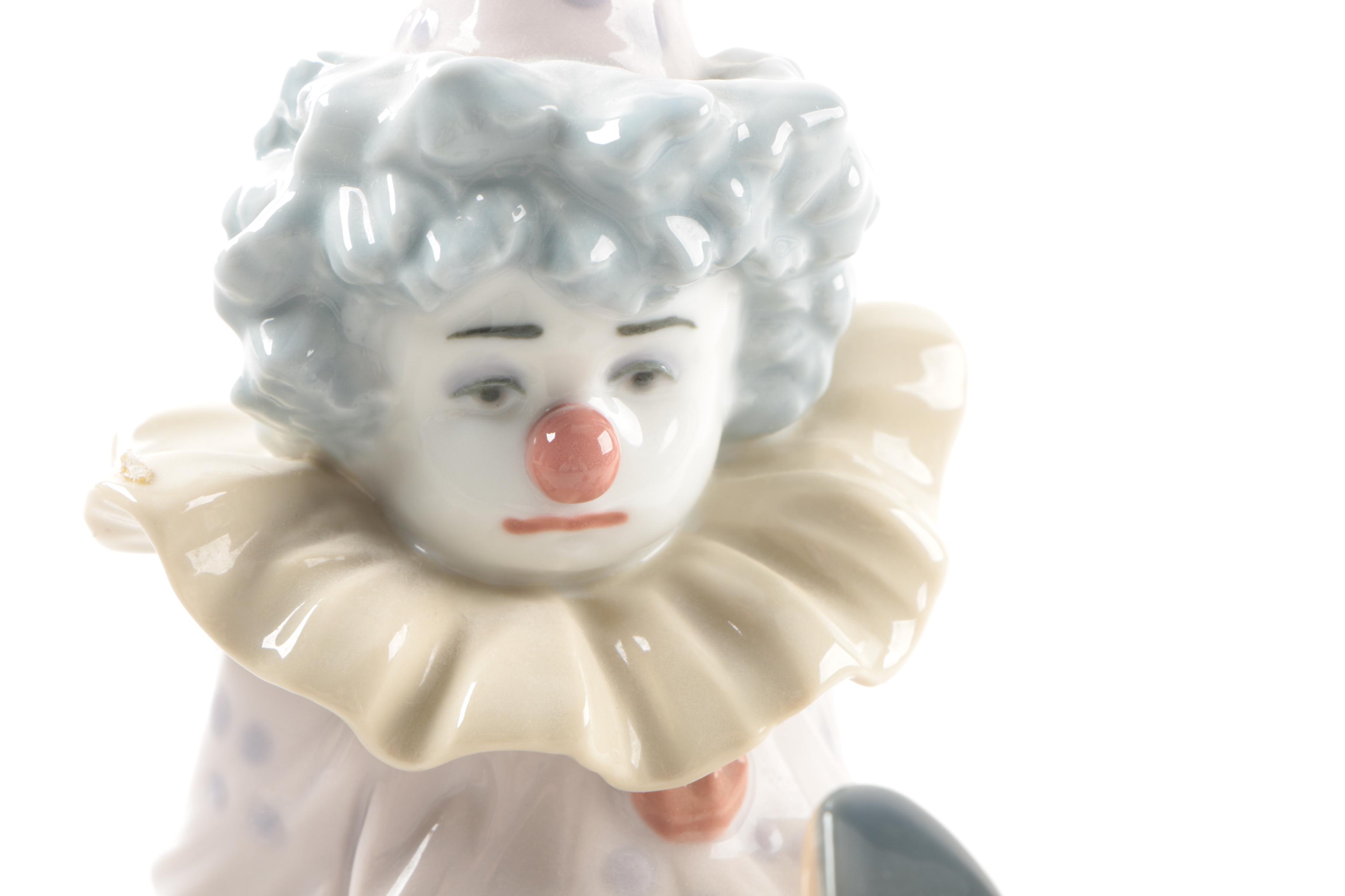 Lladro Clown Figurines