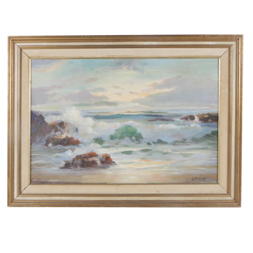Artie MacKenzie Oil Painting "Coastal Sunrise"