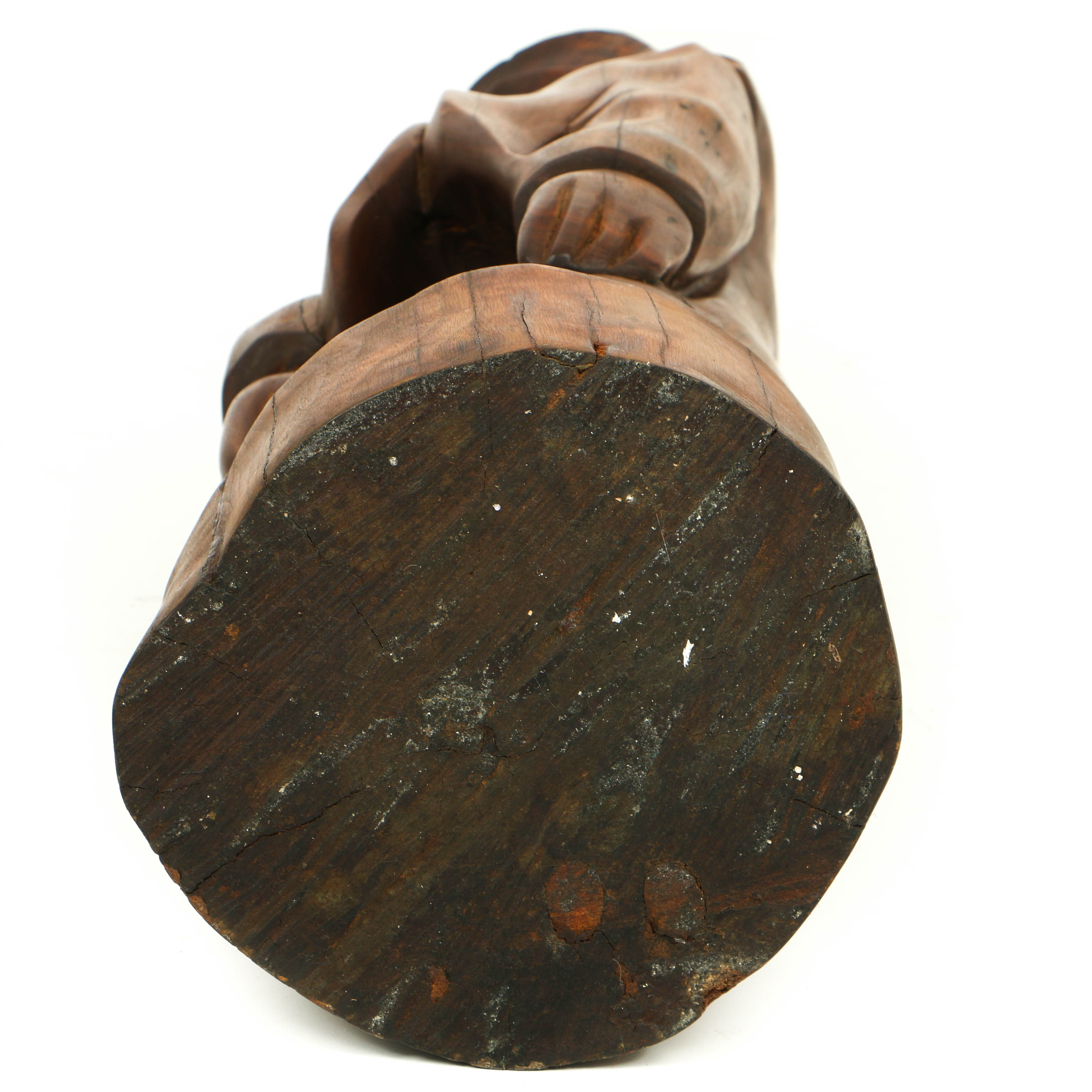 John Jacob Stanley Carved Walnut Sculpture "Empty Man"