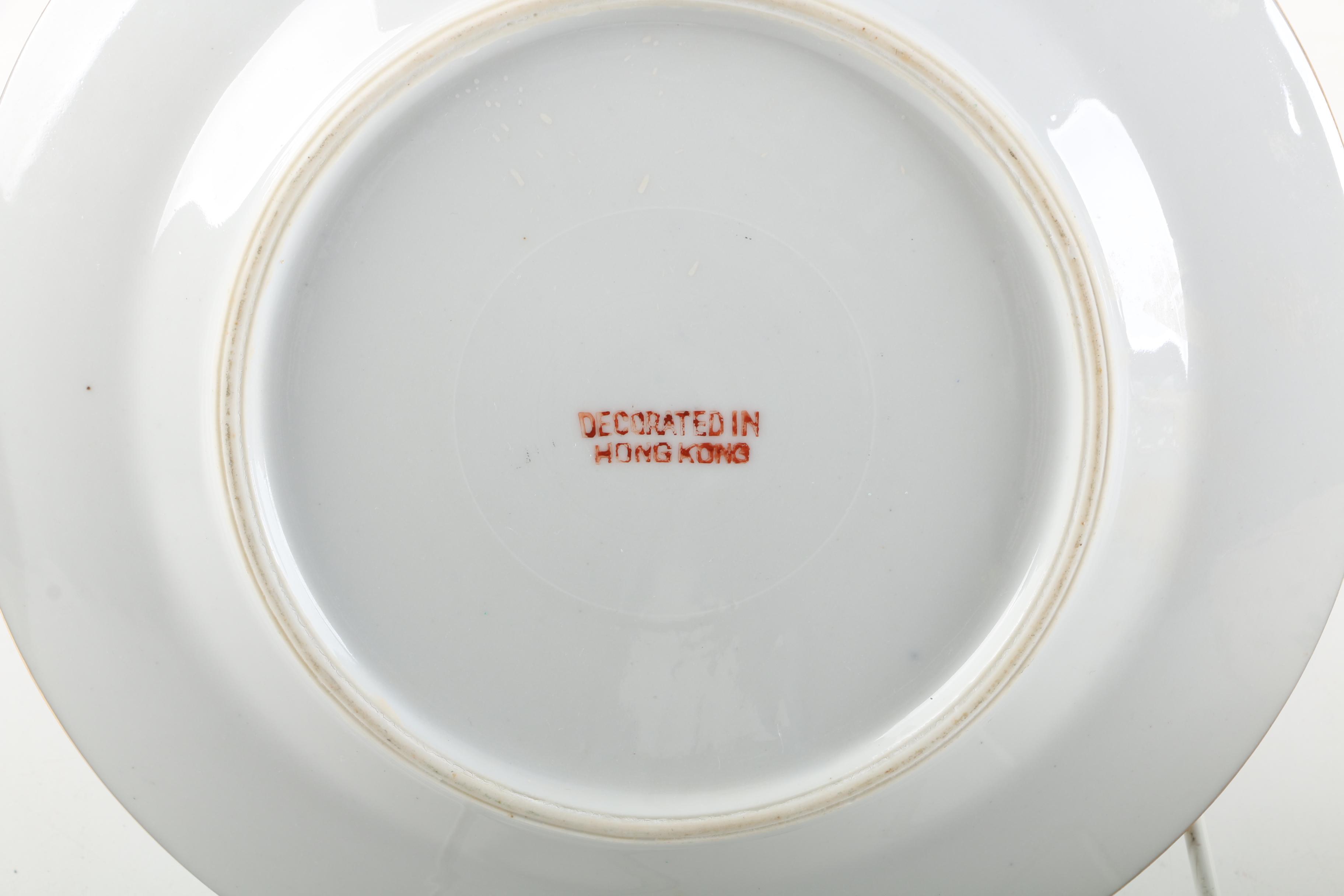 Tableware Collection Featuring Antique Wagstaff & Brunt "Royal Derby"  Plates