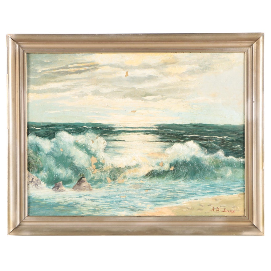 A.P. Lucas Early 20th Century Oil Painting