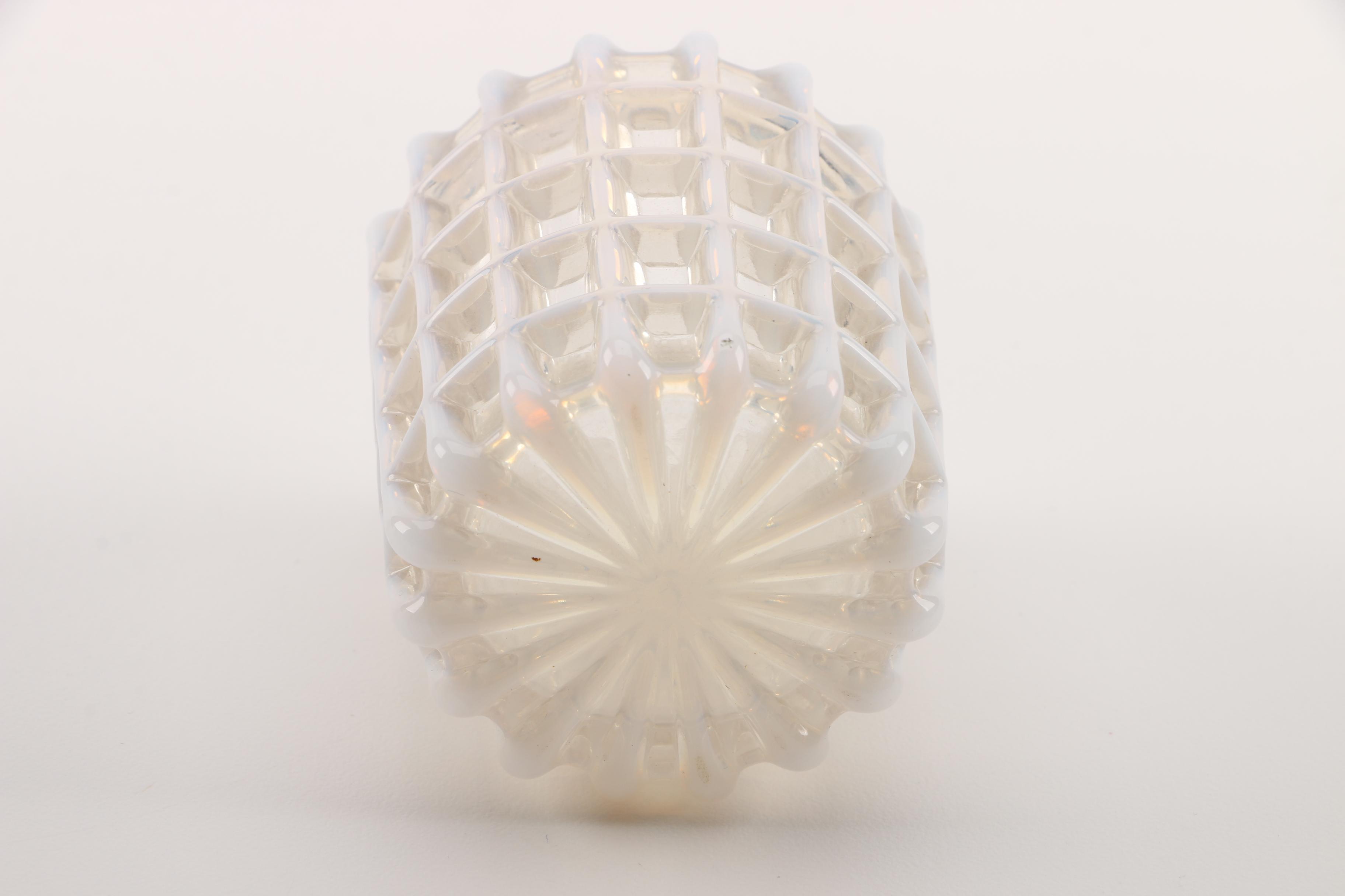 Vintage Opalescent EAPG and Degenhart Glass Toothpick Holders