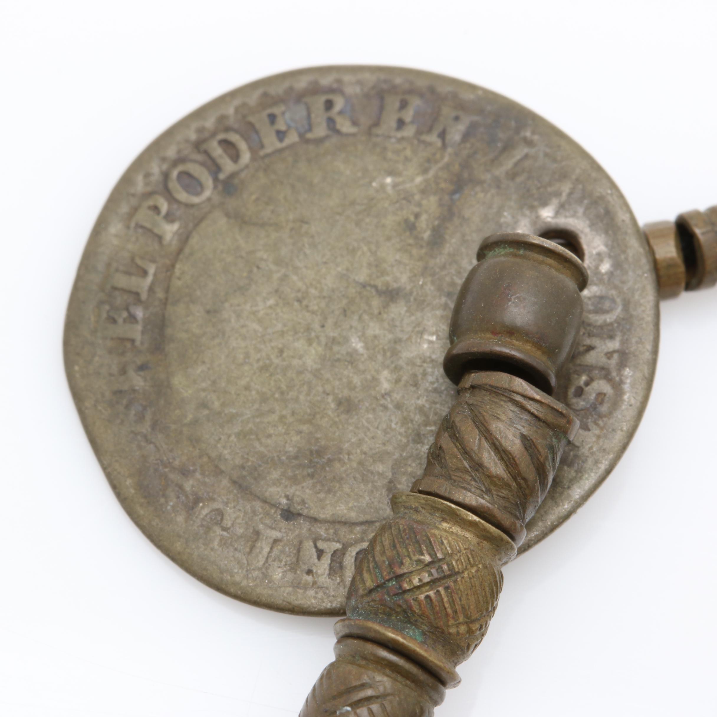 Moroccan Berber Style Necklace with Antique Silver Mexican and Ecuadorian Coins