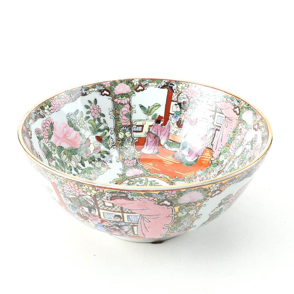 Chinese Rose Medallion Bowl