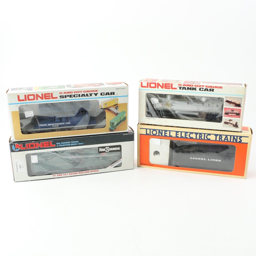 Lionel Train Cars Including Gulf Two-Dome Tank Car