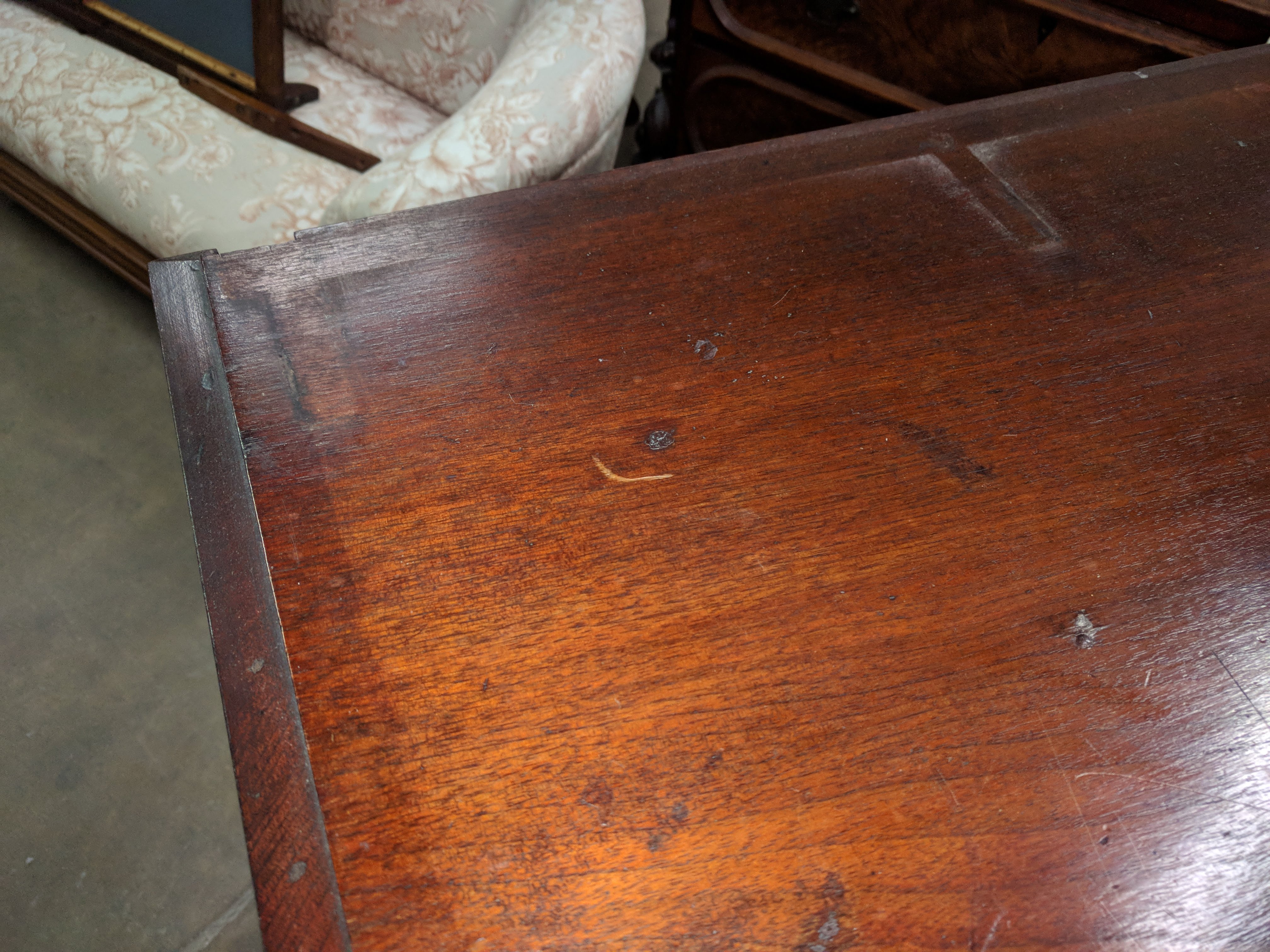 Late Victorian Walnut Buffet with Mirrored Shelves