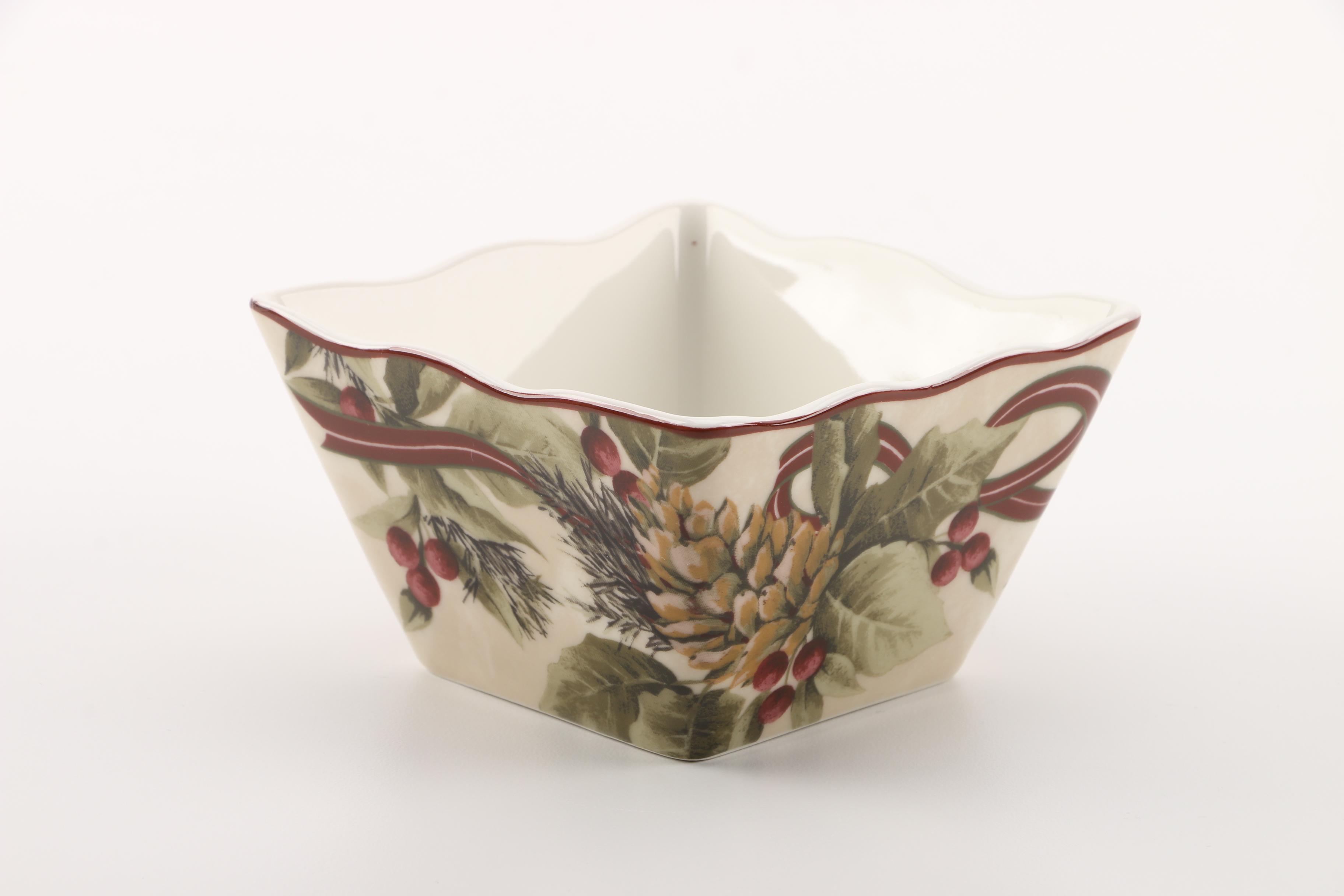 222 Fifth "Yuletide Celebration" Bowl