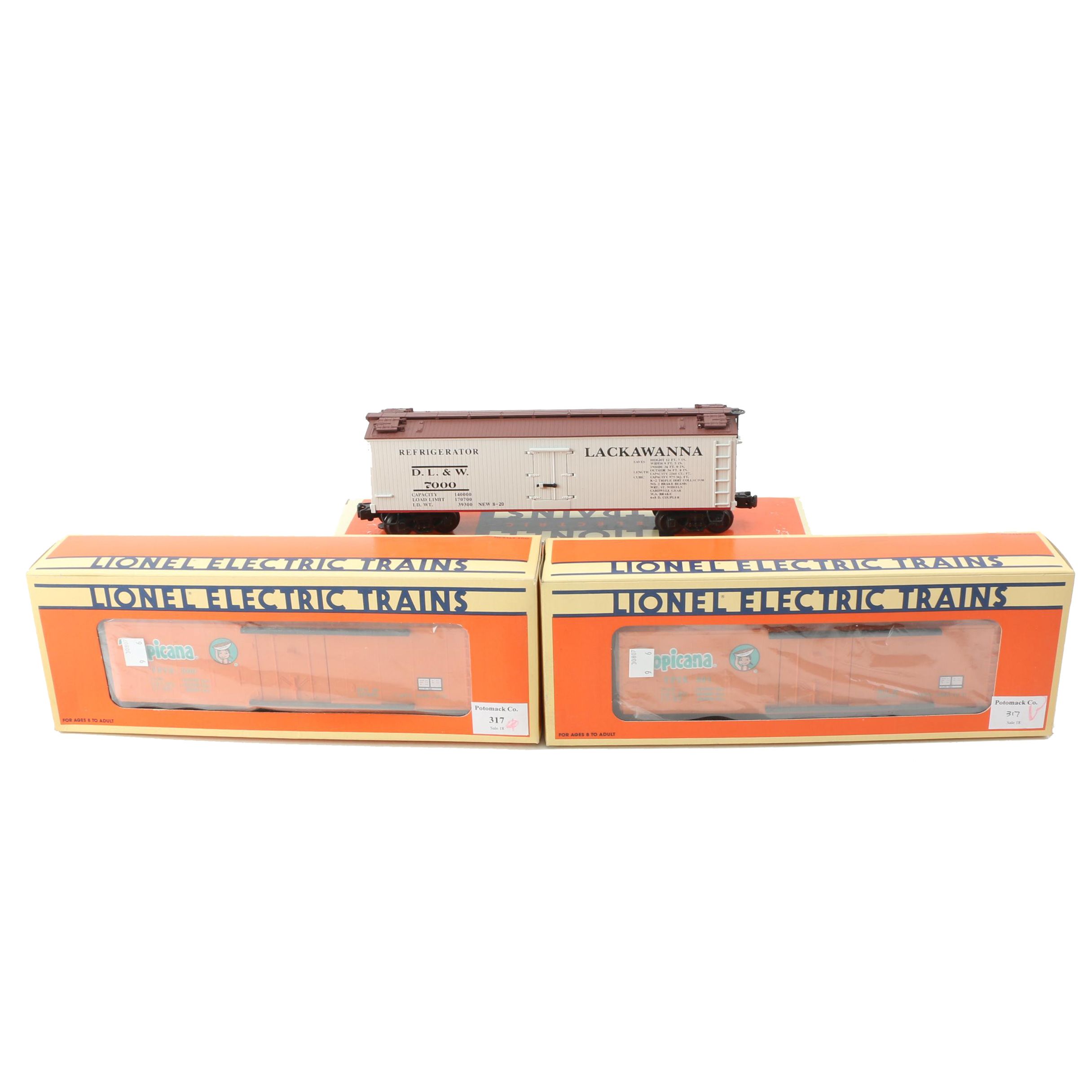 Lionel Refrigerator Cars