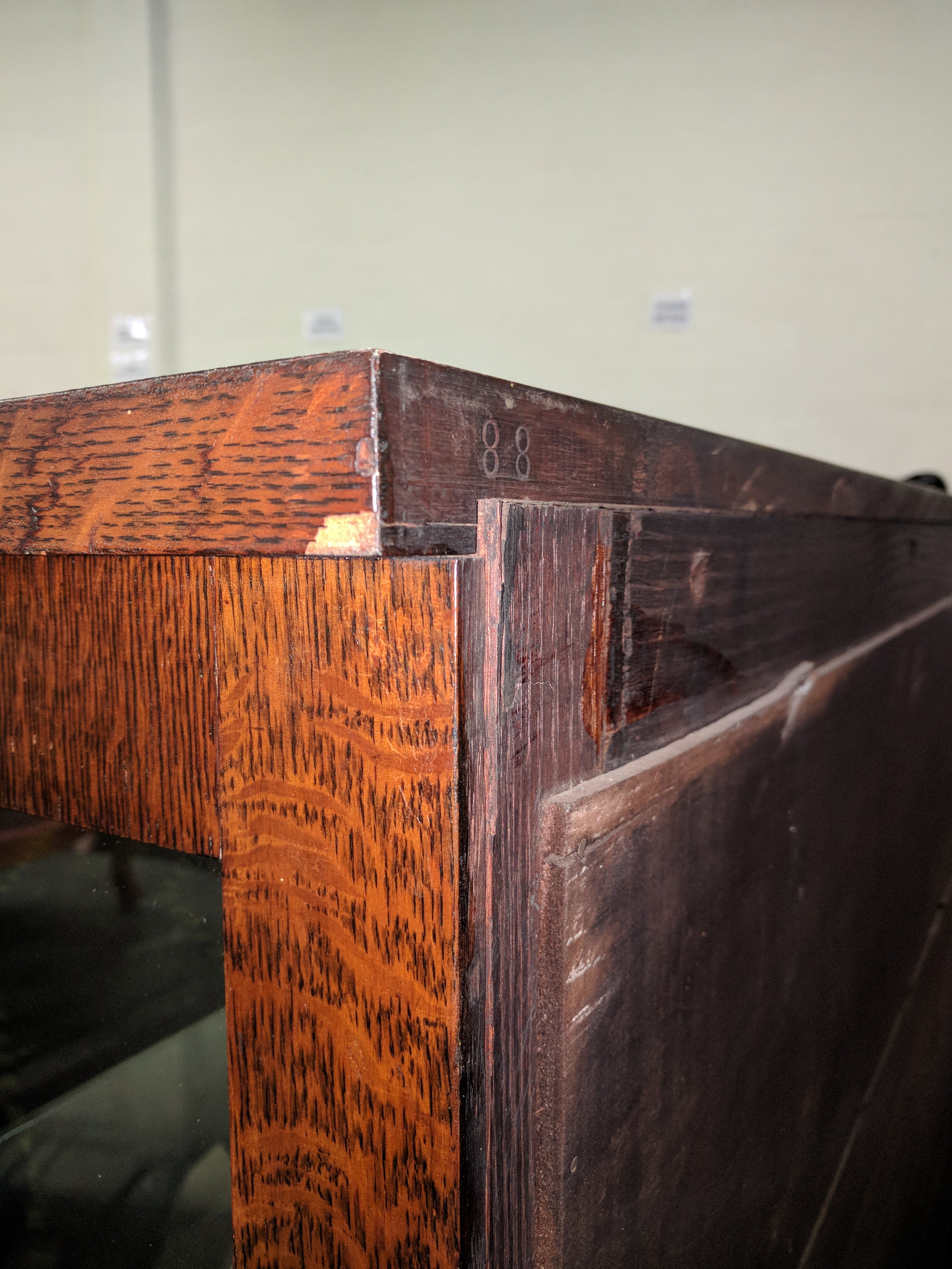 Antique Oak China Cabinet