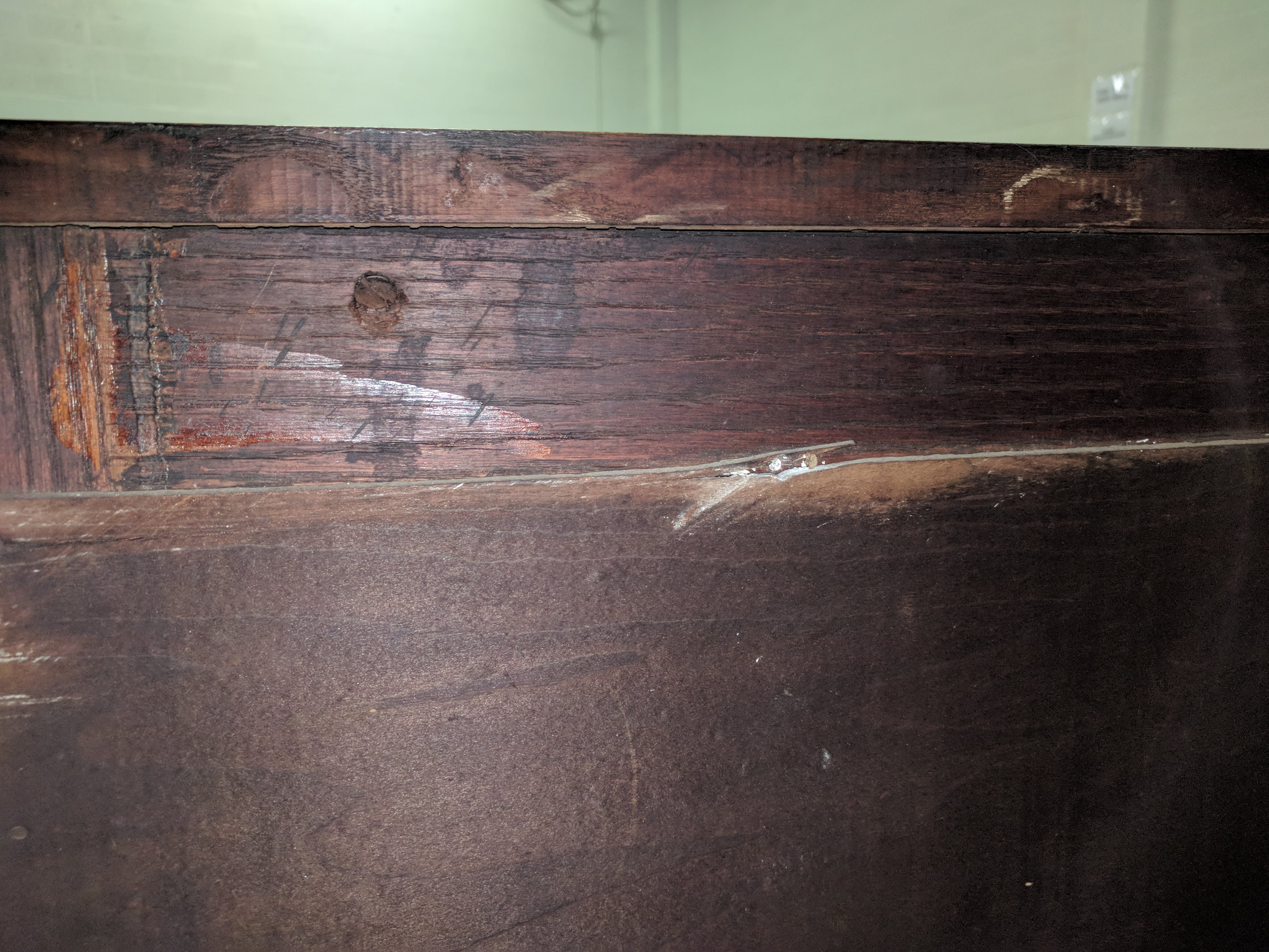 Antique Oak China Cabinet