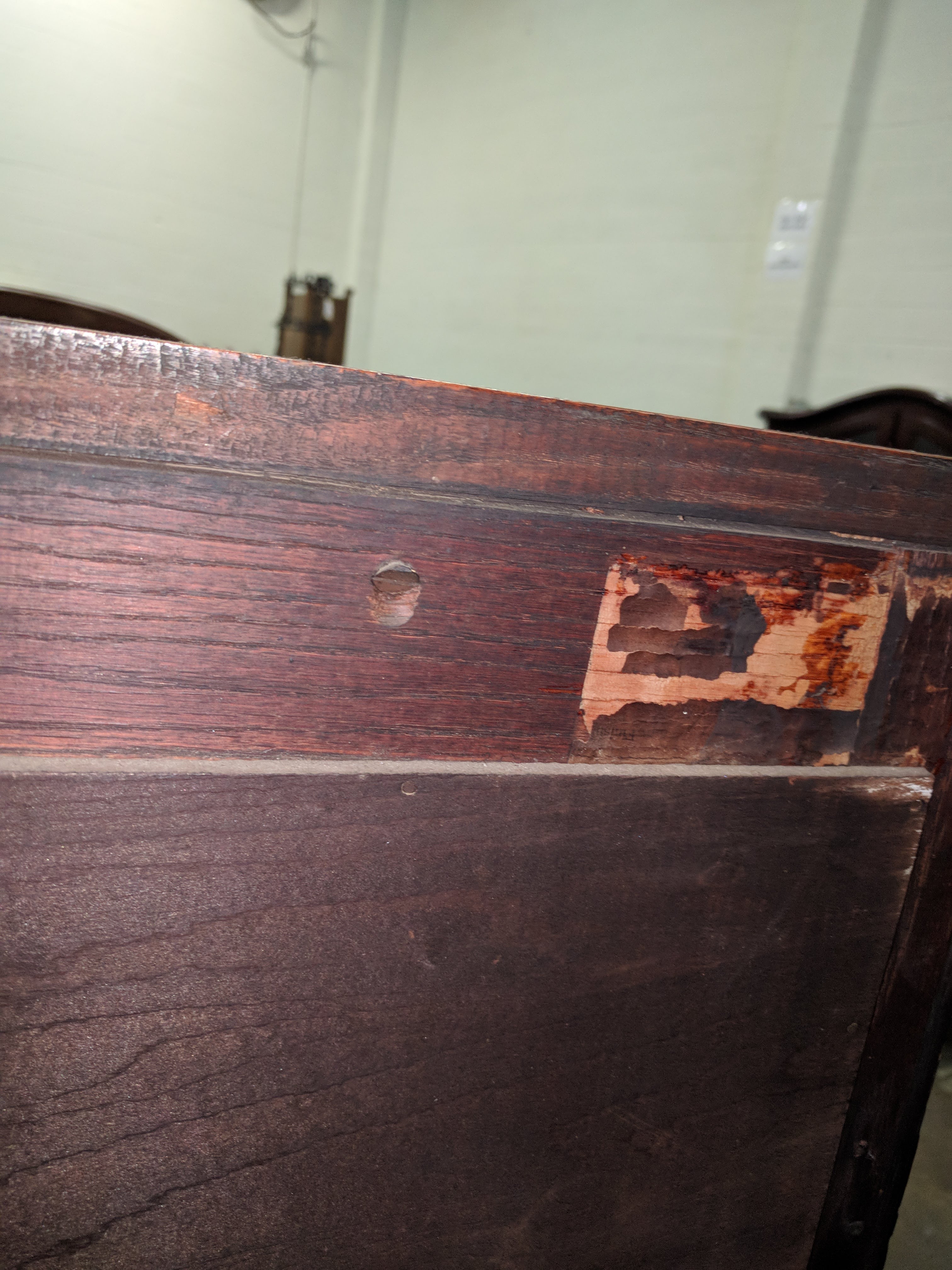 Antique Oak China Cabinet