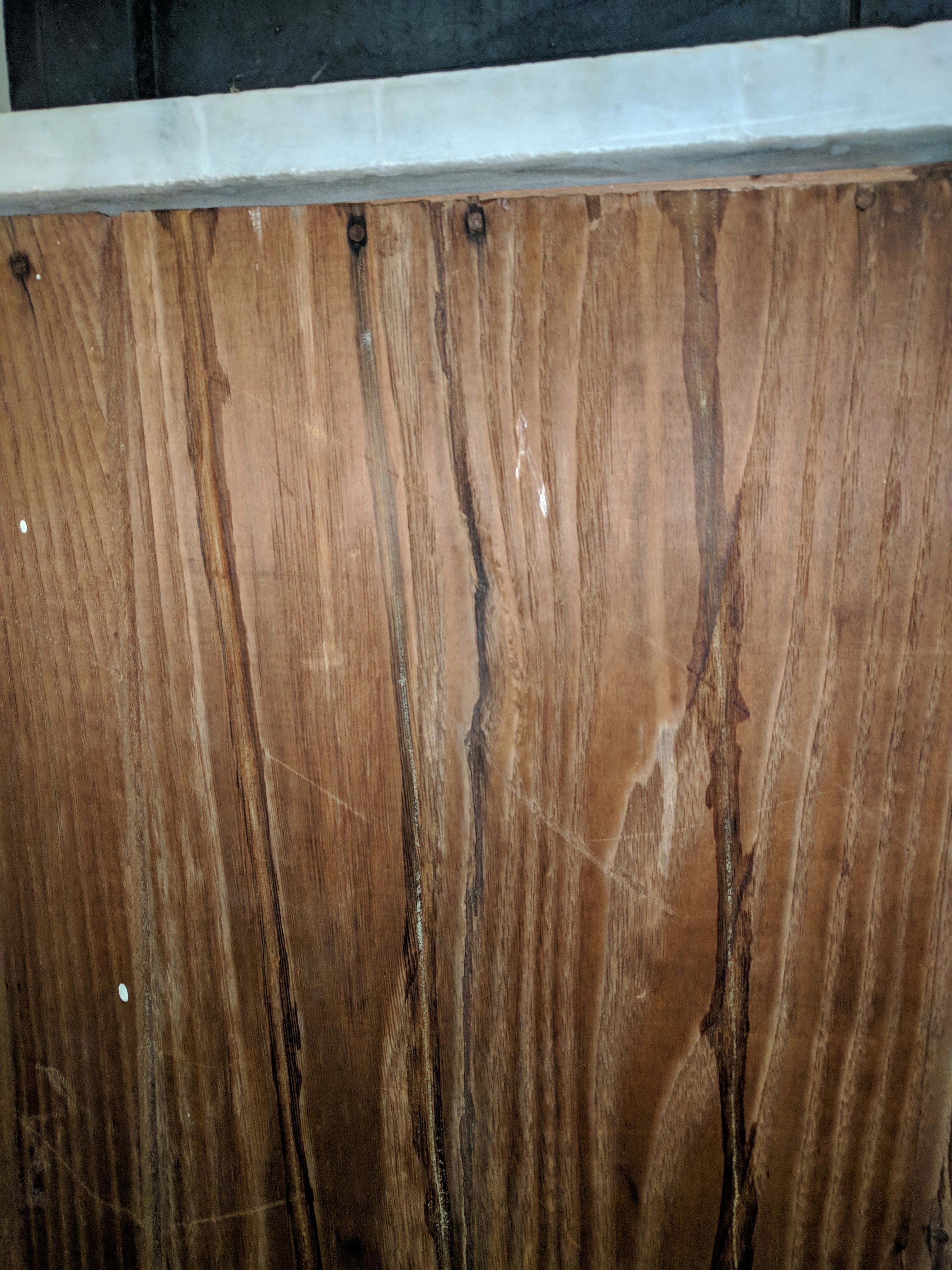 Victorian Marble Top Ash Chest of Drawers