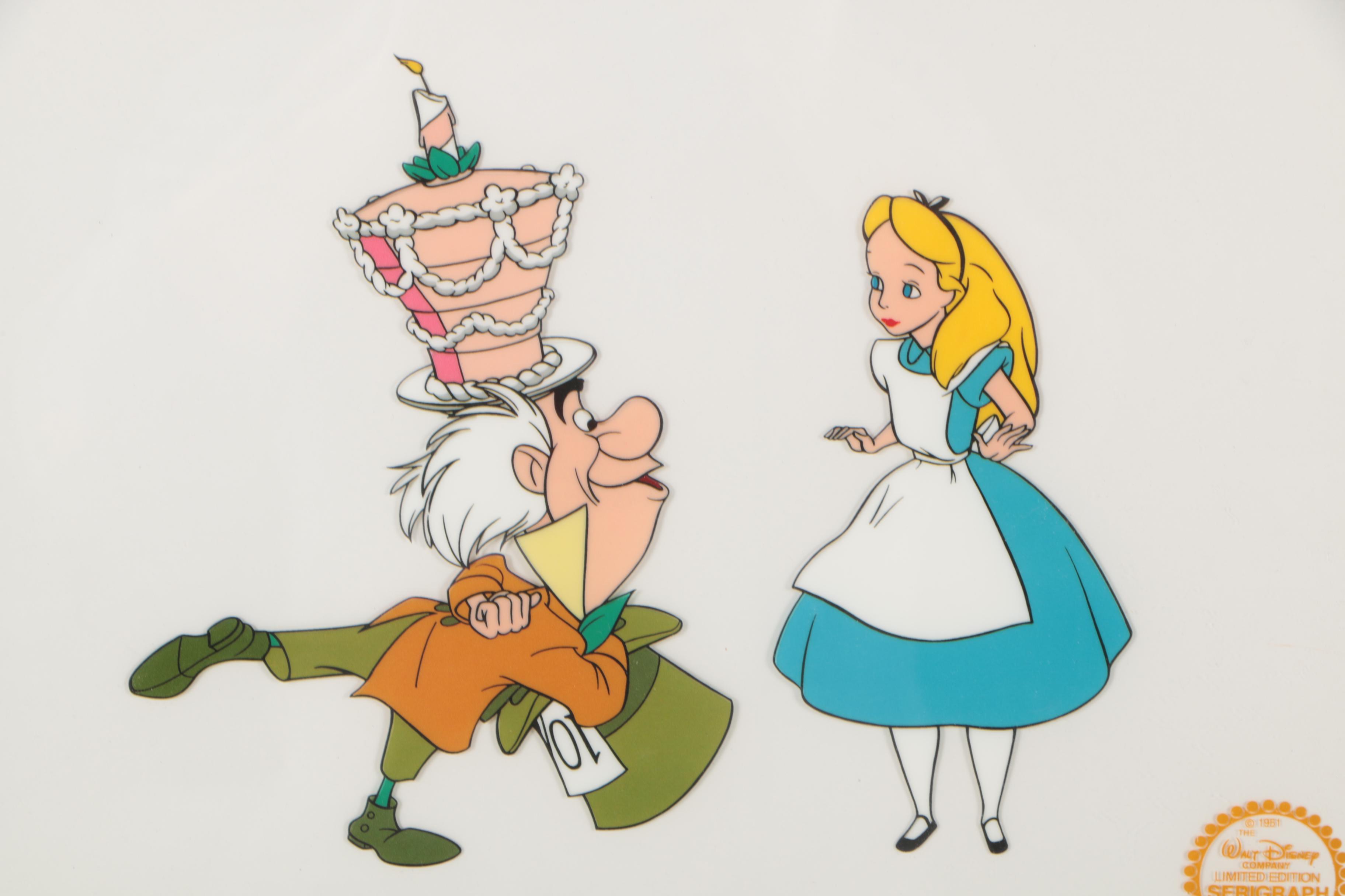 Walt Disney Sericel on Acetate "Alice in Wonderland"
