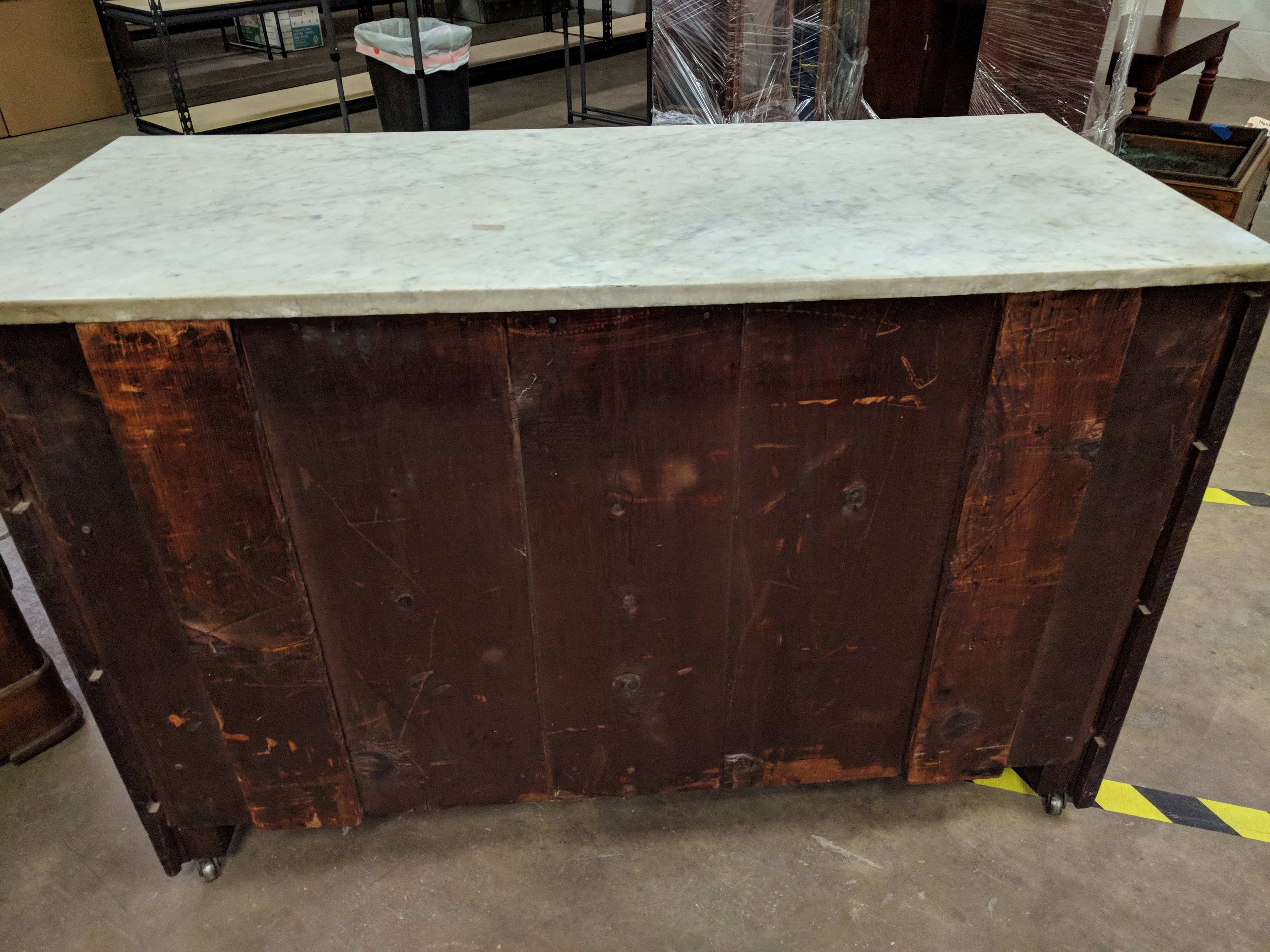 Antique Victorian Marble Top Chest of Drawers