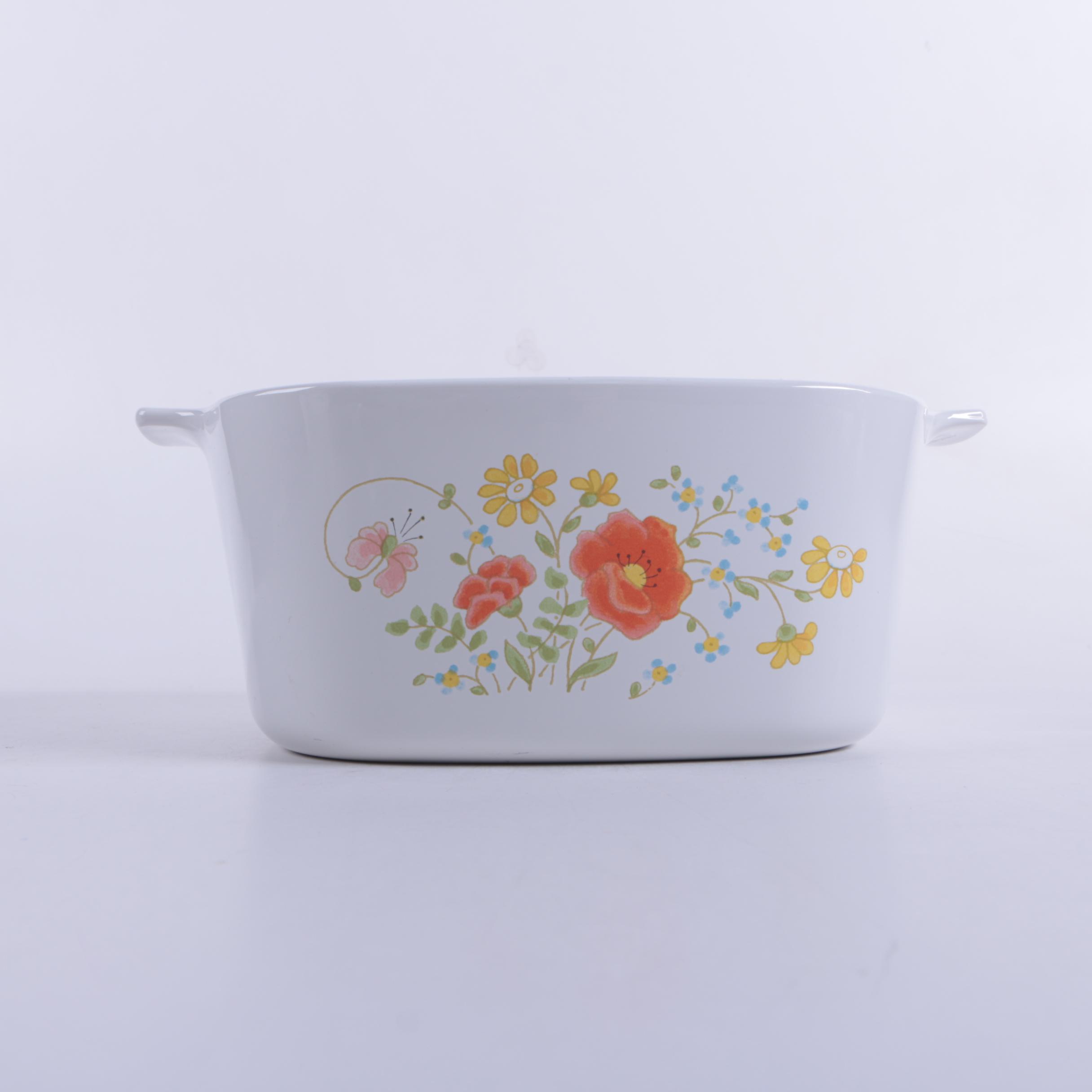 Vintage Corning Ware Baking Dishes Featuring "Spice O' Life"