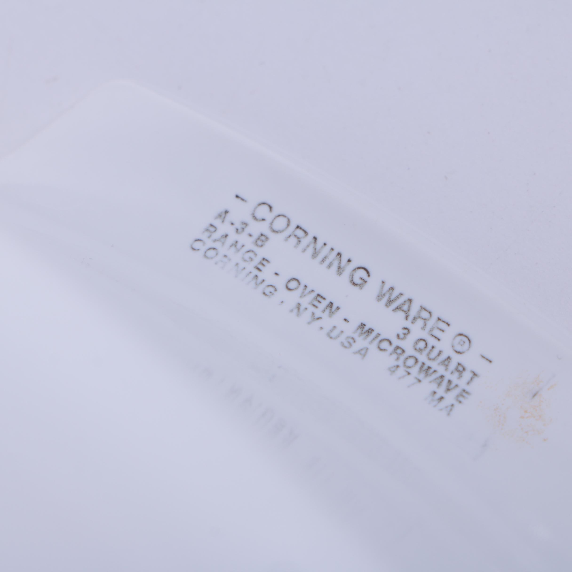 Vintage Corning Ware Baking Dishes Featuring "Spice O' Life"