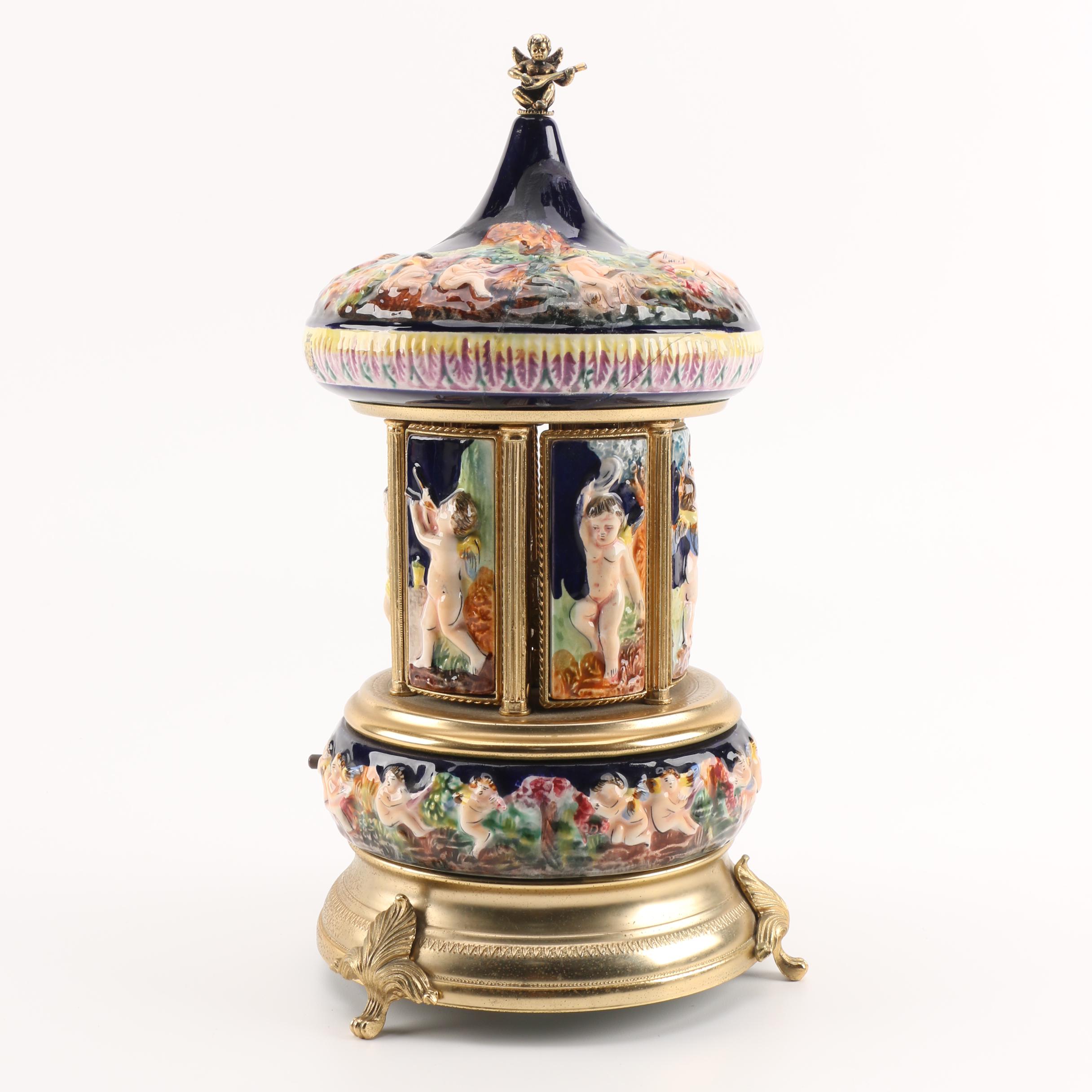 Reuge Capodimonte Style Music Box