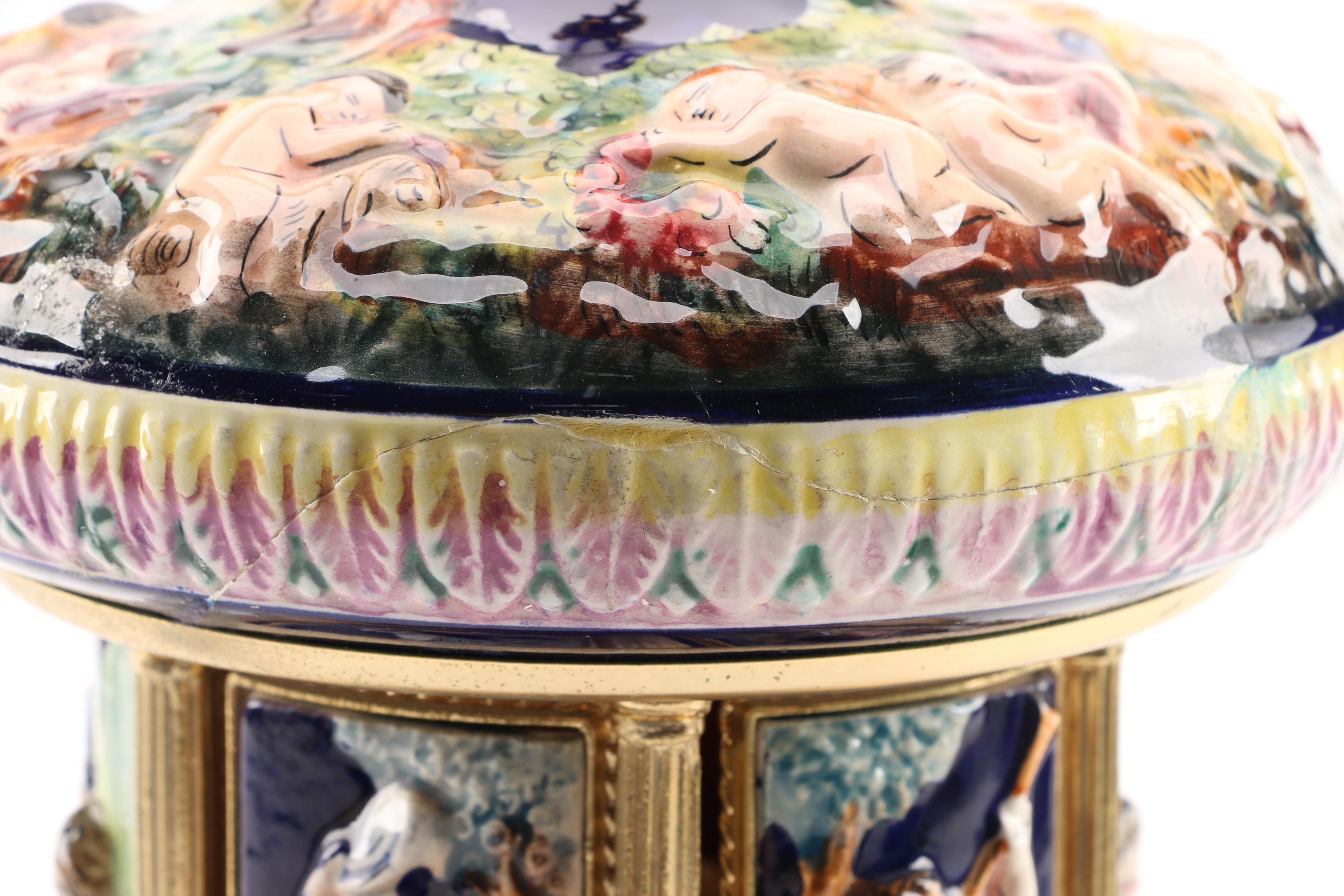 Reuge Capodimonte Style Music Box