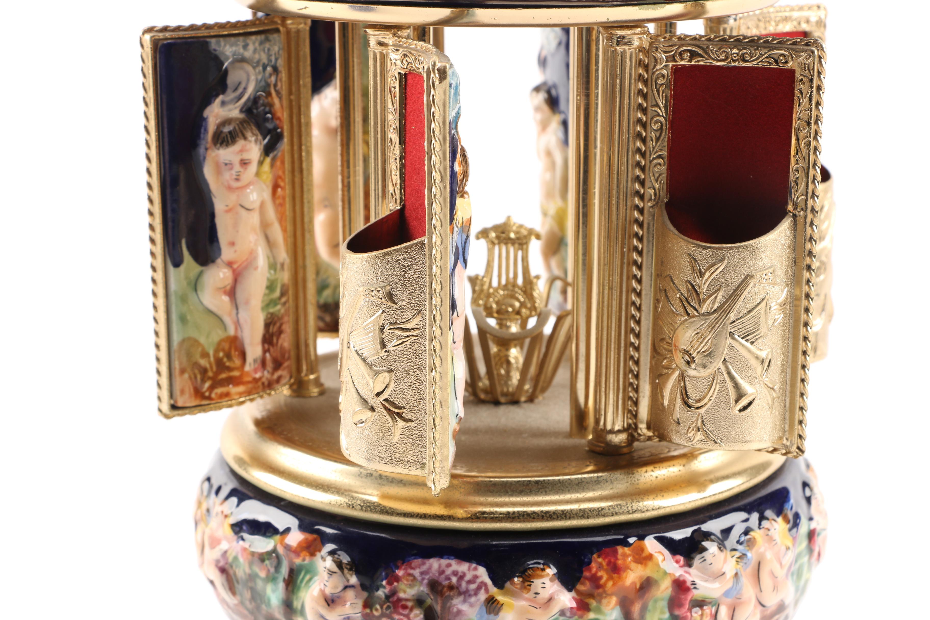 Reuge Capodimonte Style Music Box