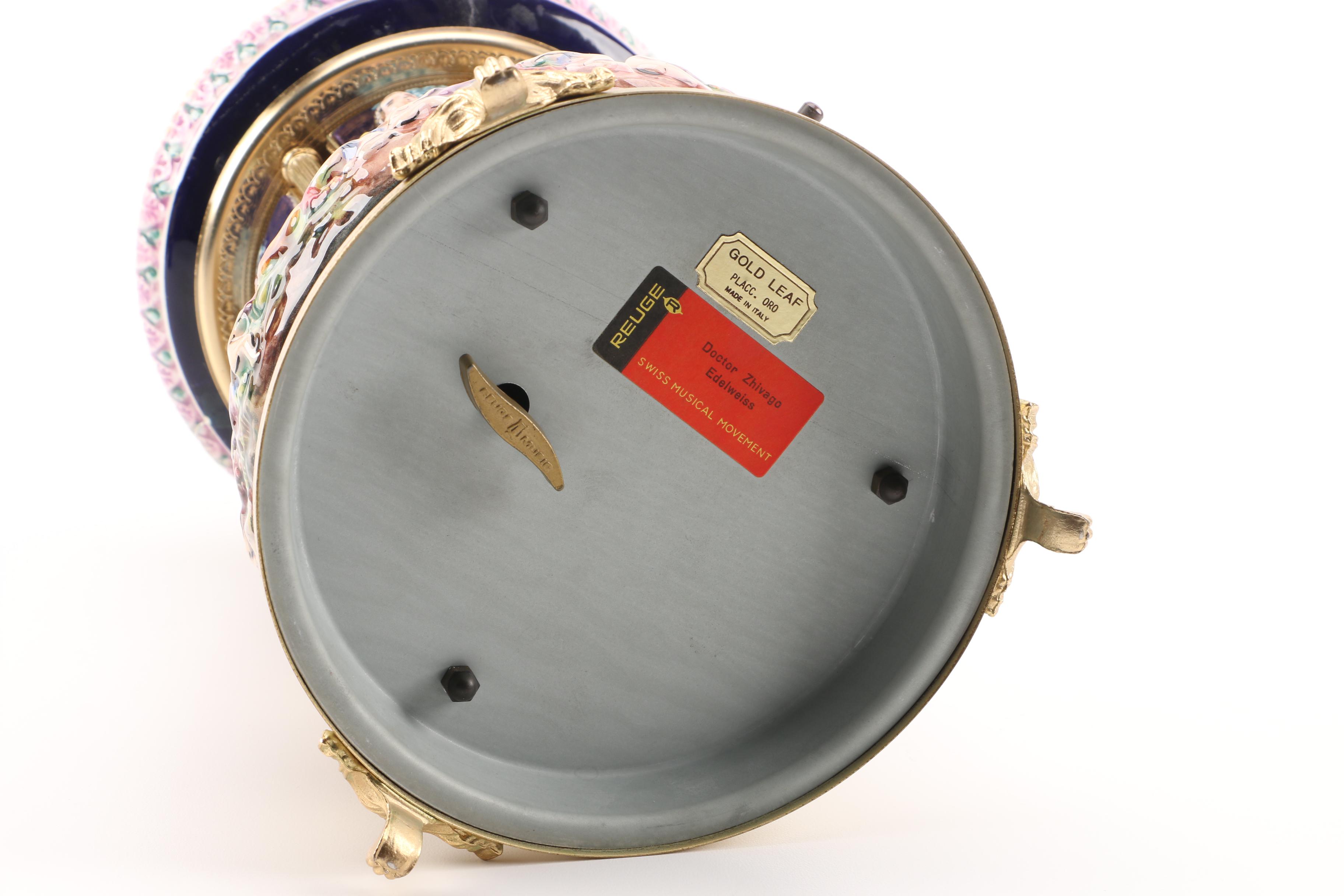 Reuge Capodimonte Style Music Box