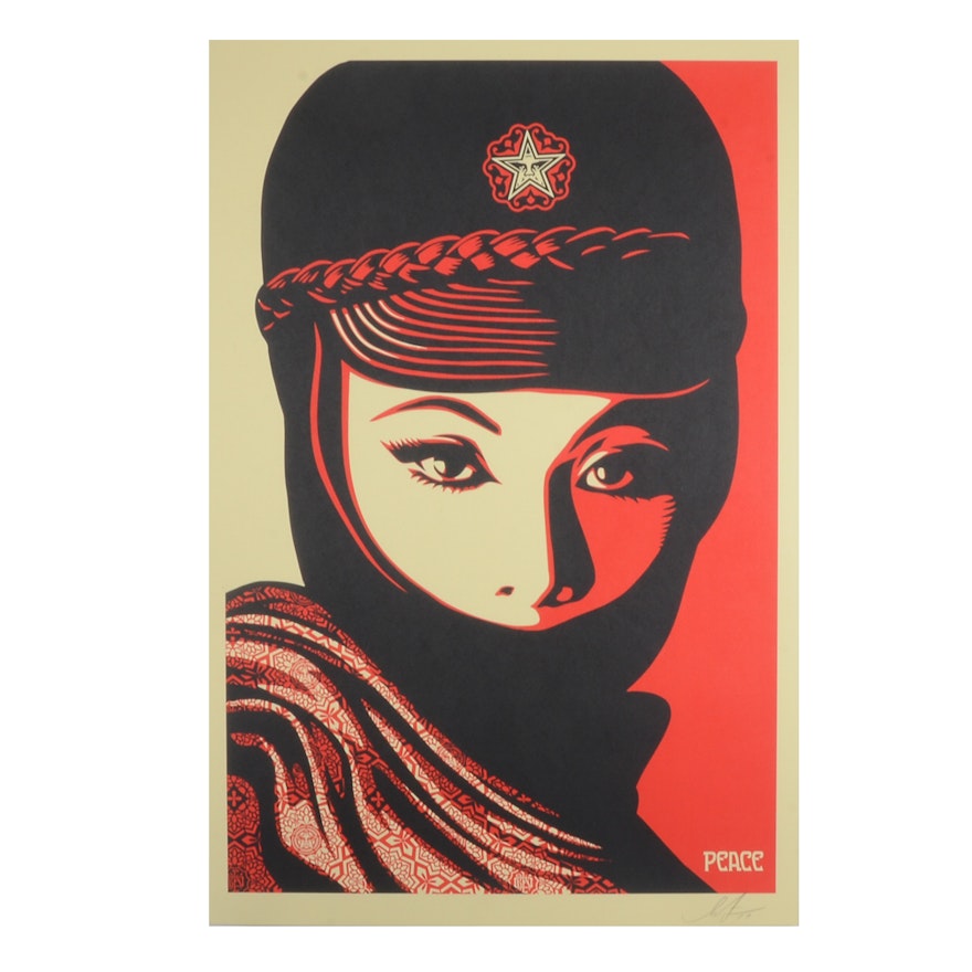 Shepard Fairey Offset Print "Mujer Fatale"