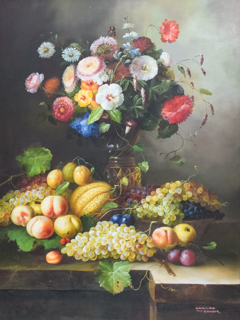 Quiller Couch Oil Painting of Still Life