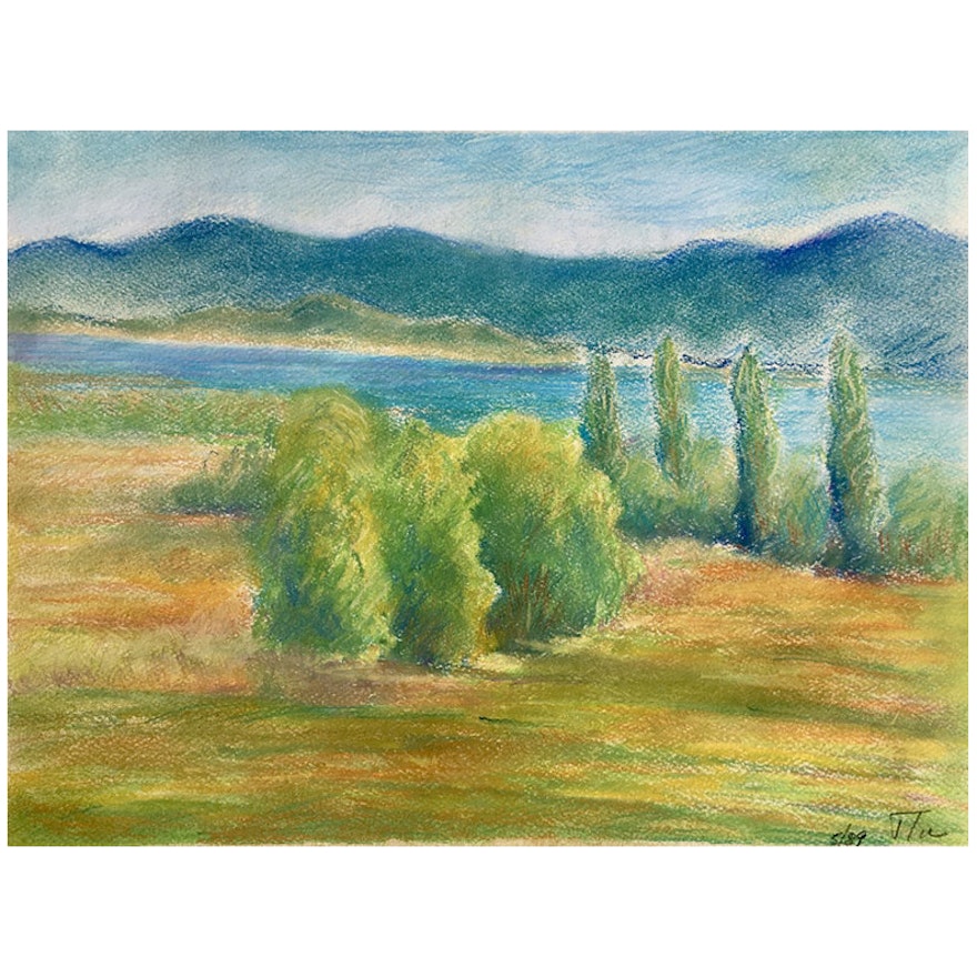 Verdant Landscape by Taki Tu, 1989