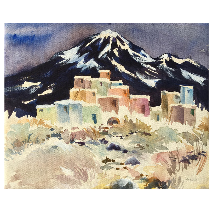 Adobe Village by Patricia Strout, 1980's