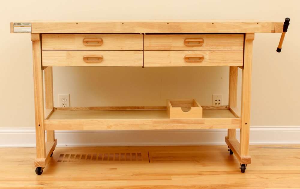 Hardwood Workbench by US General