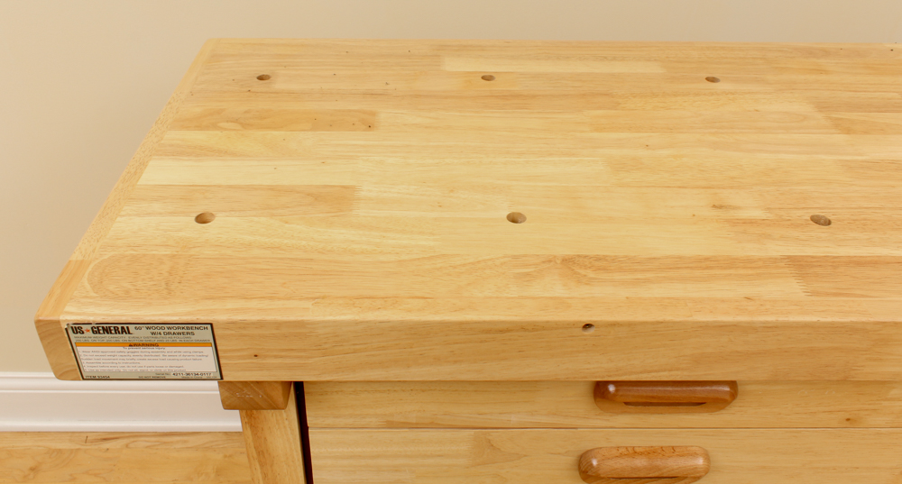 Hardwood Workbench by US General